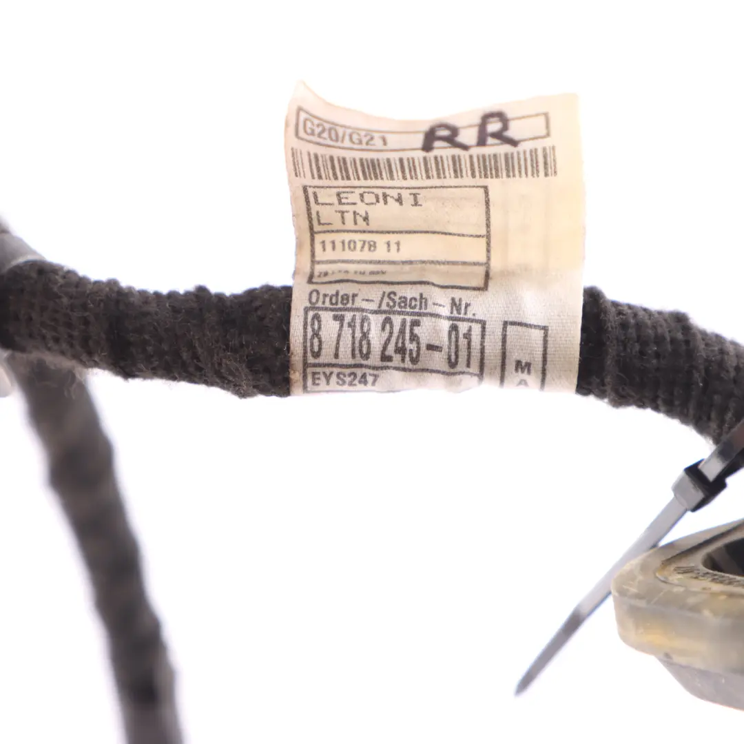 Cableado Puerta Trasera Unidad Control Izquierda Derecha 8718245 para BMW G20 G21 con número de pieza 9436289 BMW G20 G21 Cableado Puerta Trasera Unidad Control Izquierda Derecha 8718245 - SKU 9436289 - Número de pieza 9436289