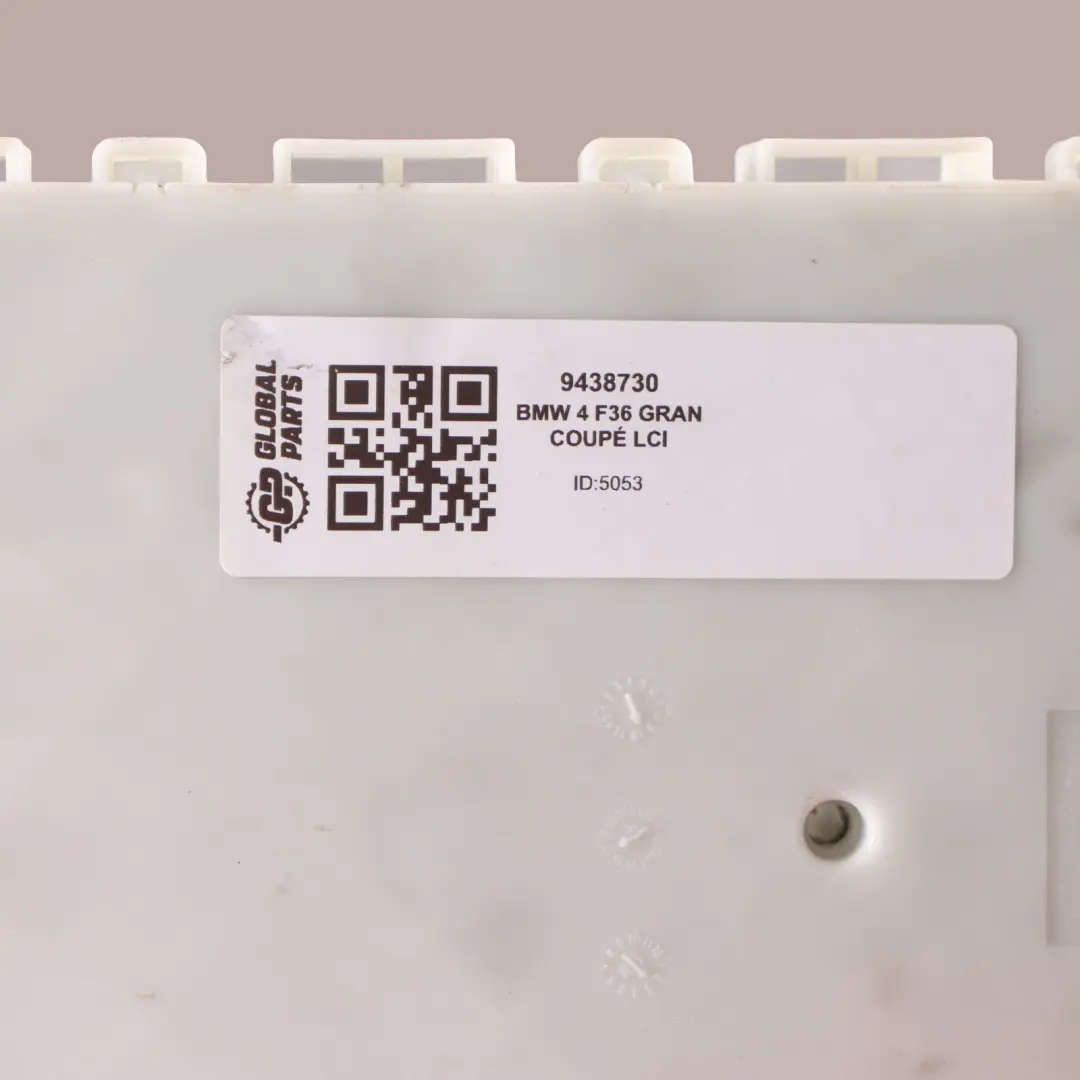 Body Control Comfort Module Unit FEM ECU to BMW F20 F22 F30 F34 F36 with Part number 9438730 BMW F20 F22 F30 F34 F36 Body Control Comfort Module Unit FEM ECU - SKU 9438730 - Part number 9438730