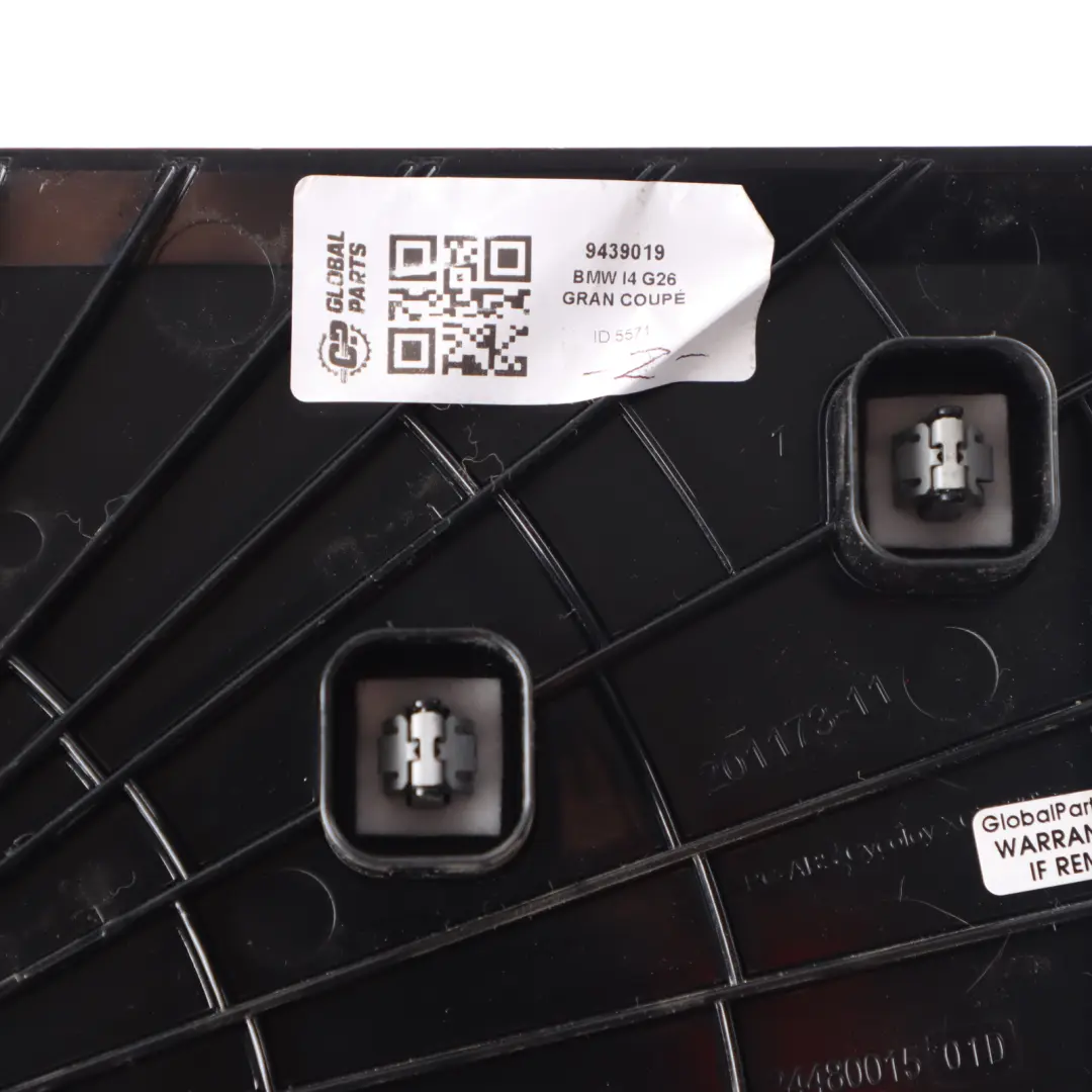 BMW i3 G28 i4 G26 Cubierta Altavoz Subwoofer Moldura Negro - SKU 9439019 - Número de pieza 9439019