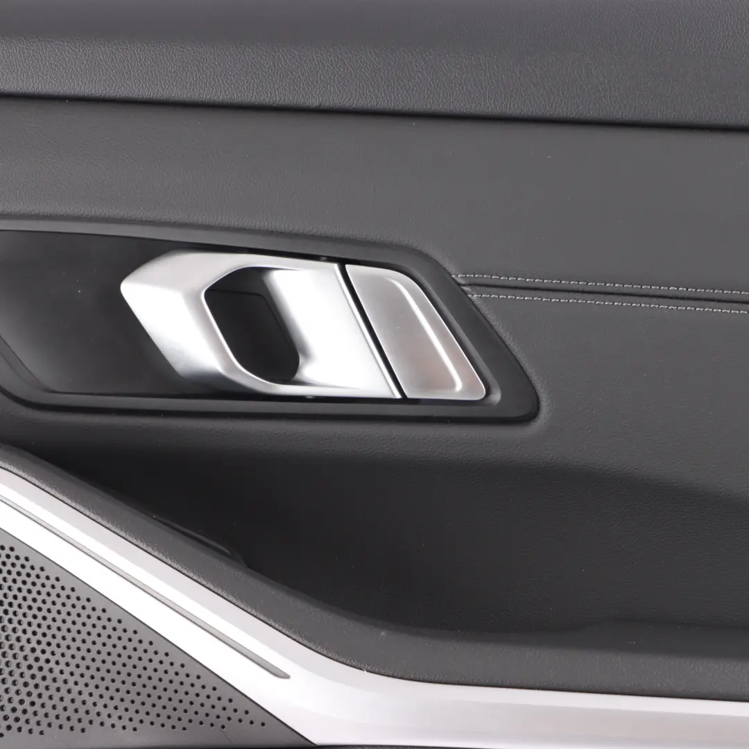  Pannello Porta BMW G20 G21 Rivestimento Pelle Nera Posteriore Destro - SKU 9460688 - Numero di parte 9460688