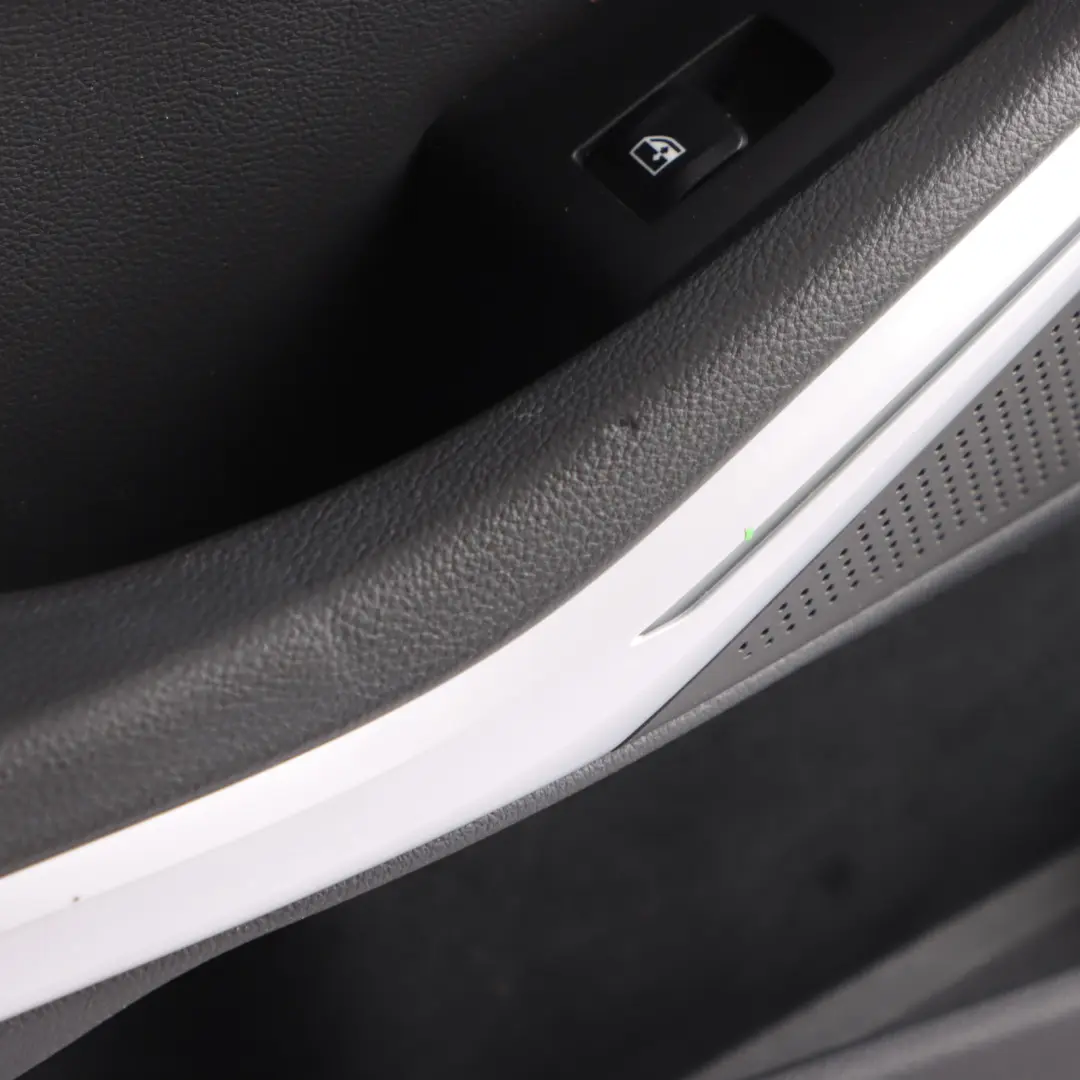 Door Card BMW G20 G21 Door Lining Panel Leather Black Front Left N/S to with Part number 9460781 Door Card BMW G20 G21 Door Lining Panel Leather Black Front Left N/S - SKU 9460781 - Part number 9460781