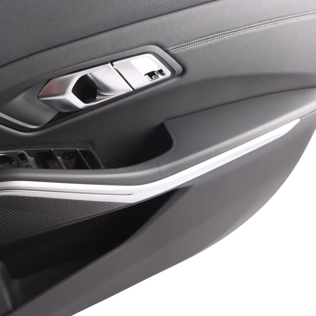 Door Card BMW G20 G21 Door Lining Panel Leather Black Front Right O/S to with Part number 9460782 Door Card BMW G20 G21 Door Lining Panel Leather Black Front Right O/S - SKU 9460782 - Part number 9460782