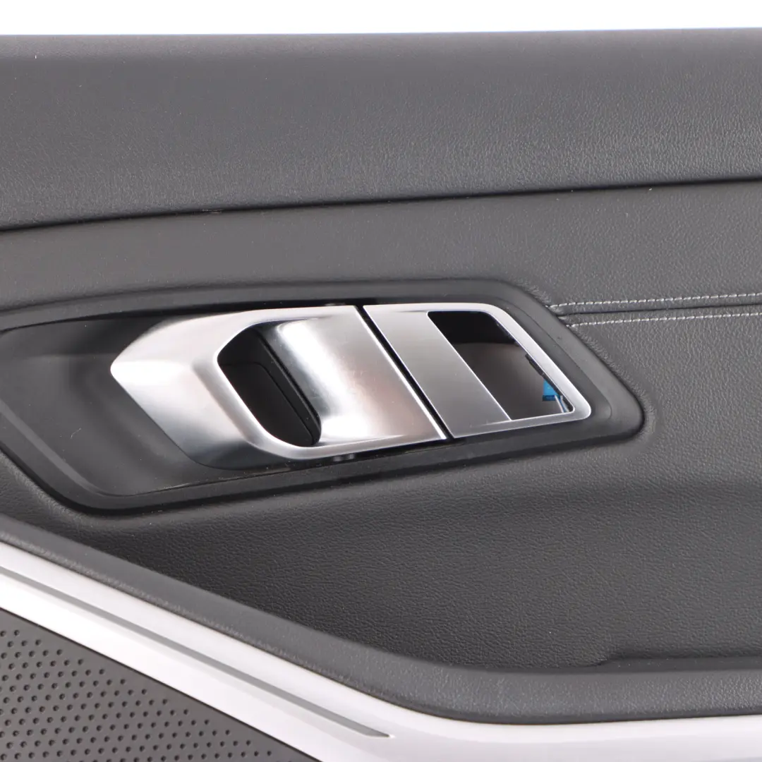 Door Card BMW G20 G21 Door Lining Panel Leather Black Front Right O/S to with Part number 9460782 Door Card BMW G20 G21 Door Lining Panel Leather Black Front Right O/S - SKU 9460782 - Part number 9460782