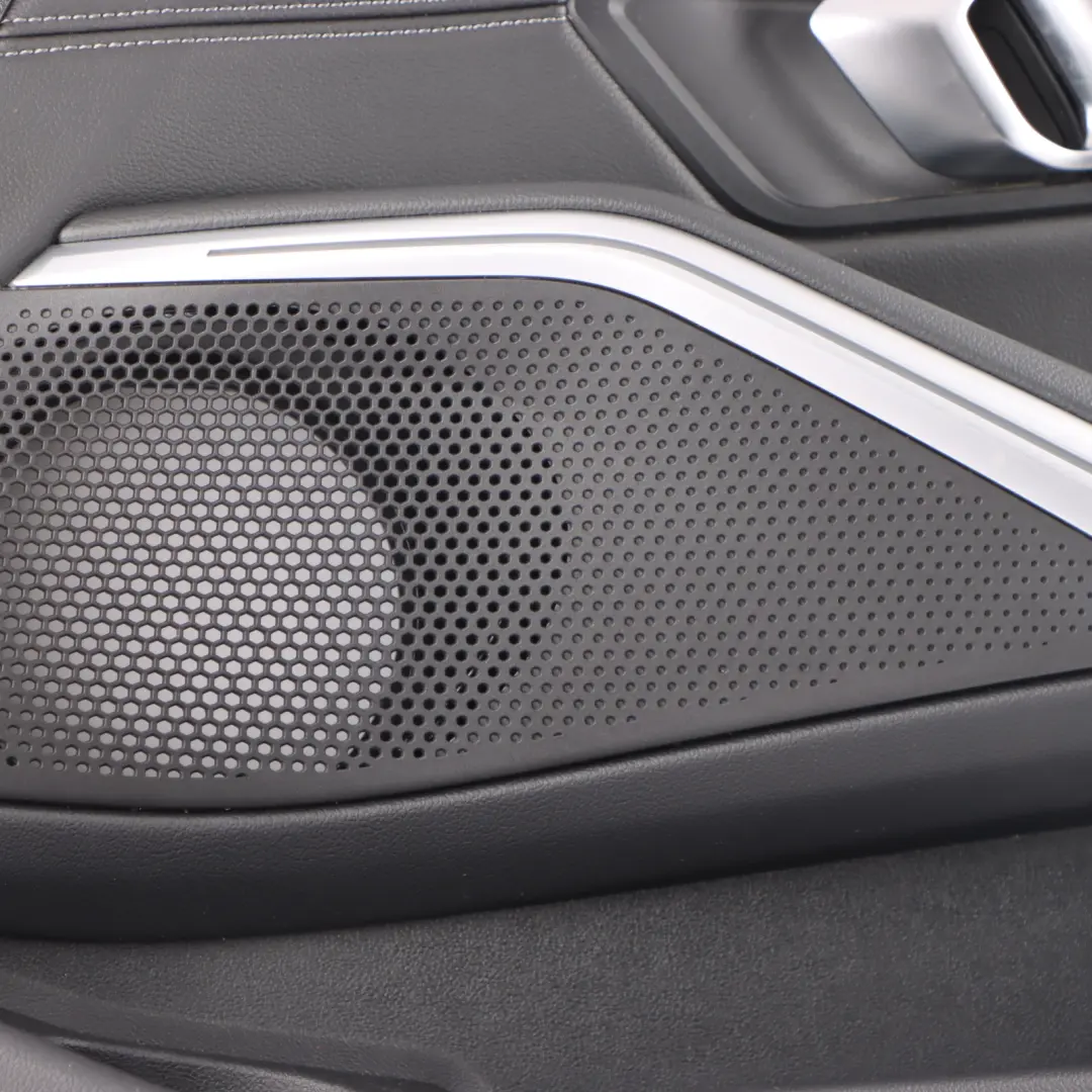 Door Card BMW G20 G21 Door Lining Panel Leather Black Front Right O/S to with Part number 9460782 Door Card BMW G20 G21 Door Lining Panel Leather Black Front Right O/S - SKU 9460782 - Part number 9460782