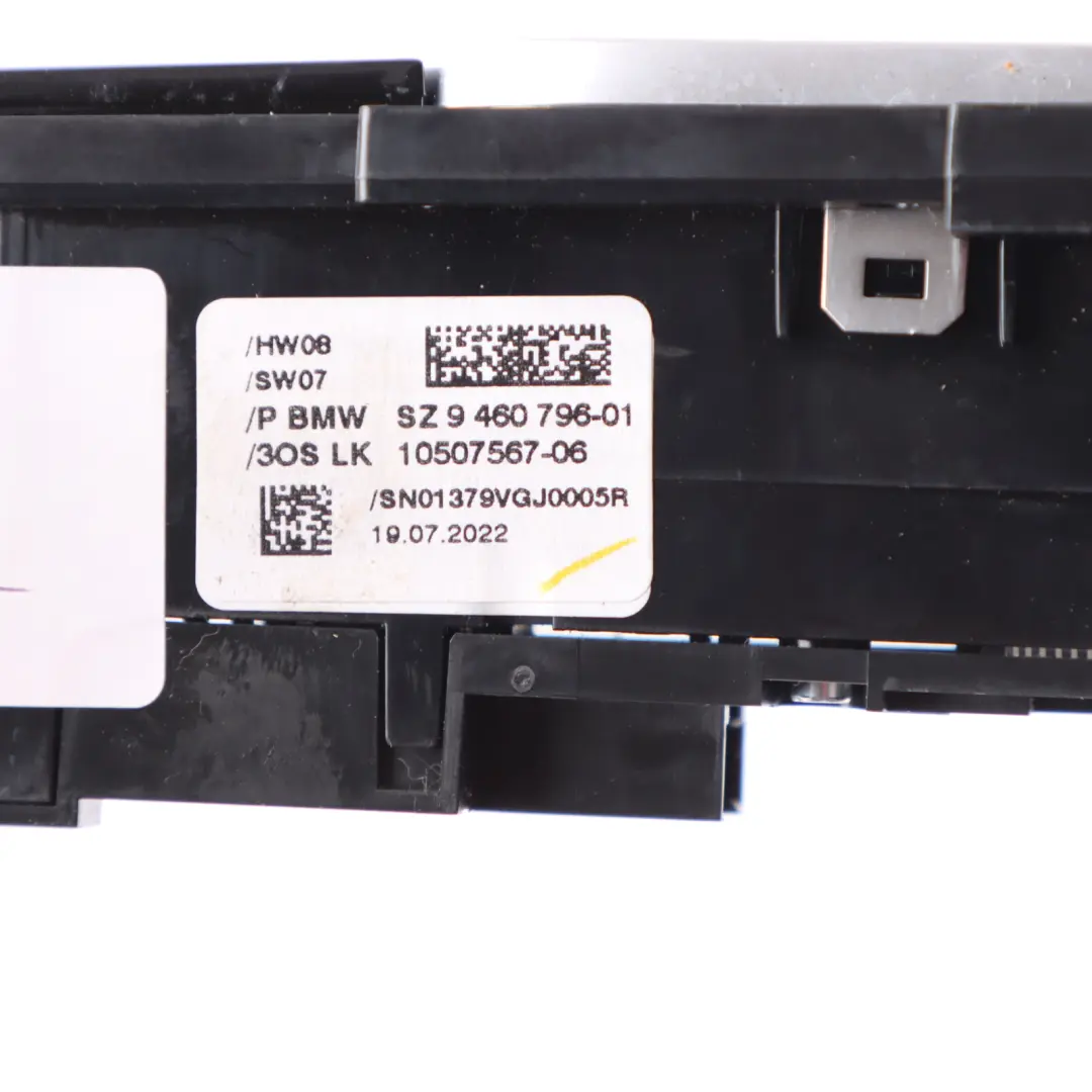 Driving Mode Switch Center Console Sport Hybrid Electric to BMW G30 with Part number 9460796 BMW G30 Driving Mode Switch Center Console Sport Hybrid Electric - SKU 9460796 - Part number 9460796