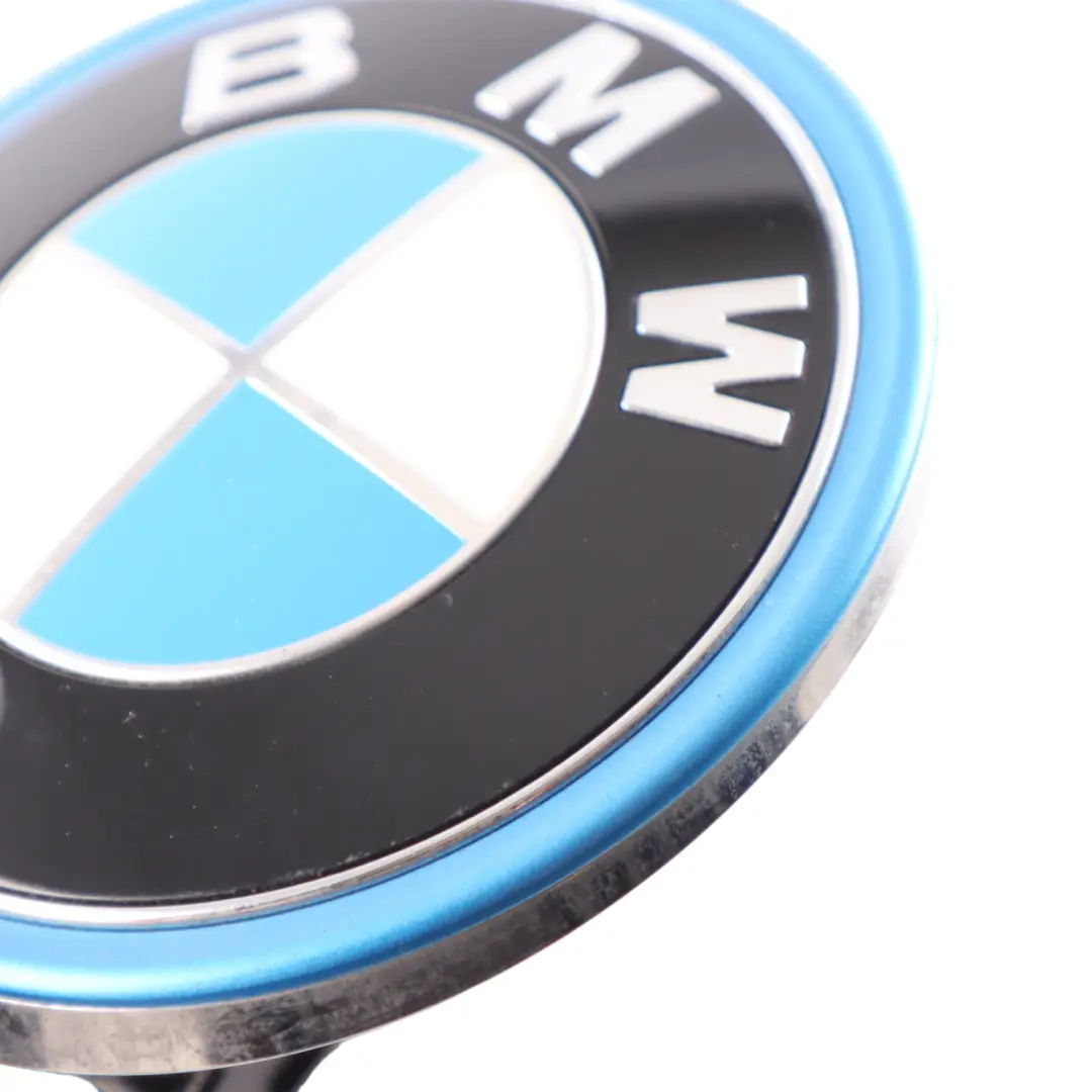 Trunk Emblem BMW i4 G26 Hybrid Tailgate Boot Button Rear Opener to with Part number 9465158 Trunk Emblem BMW i4 G26 Hybrid Tailgate Boot Button Rear Opener - SKU 9465158 - Part number 9465158