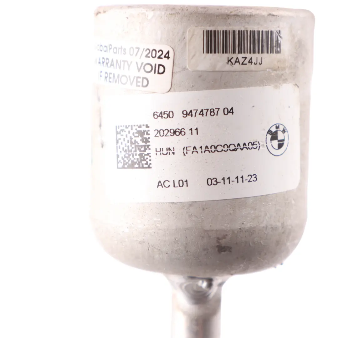 Conditioning Compressor Sensor A/C Hose Pipe Line to BMW i4 G26 Air with Part number 9474787 BMW i4 G26 Air Conditioning Compressor Sensor A/C Hose Pipe Line - SKU 9474787 - Part number 9474787