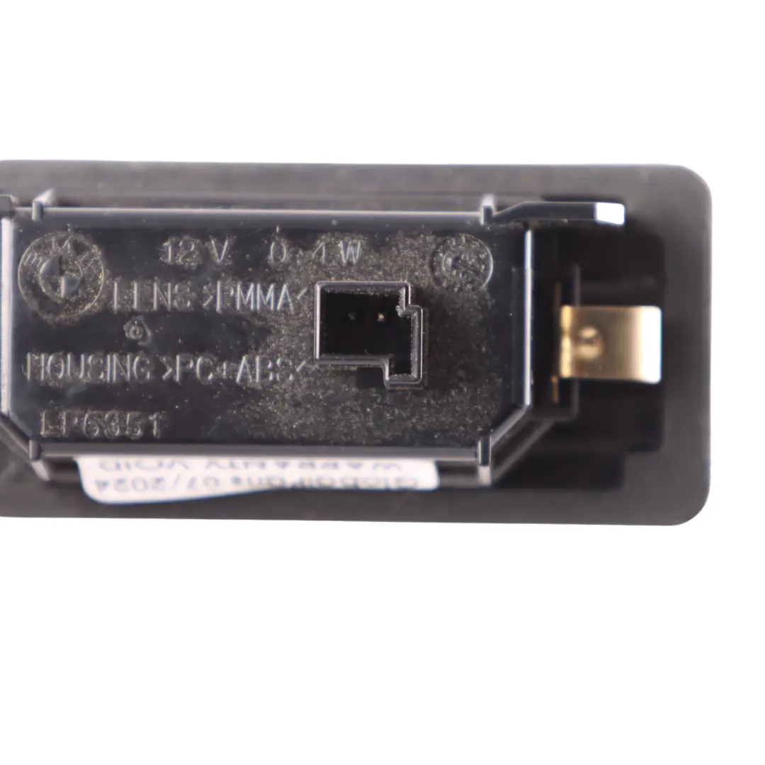 Lampka Oświetlenie Tablicy Rejestracyjnej do BMW G20 G21 G26 G80 G82 o numerze 9481841 BMW G20 G21 G26 G80 G82 Lampka Oświetlenie Tablicy Rejestracyjnej - SKU 9481841 - Numer Części 9481841