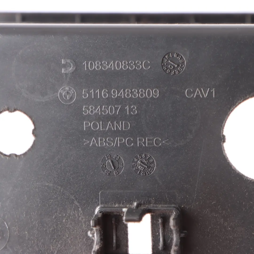 G38 F90 Center Console Storage Compartment Arm Rest Tray to BMW G30 G31 with Part number 9483809 BMW G30 G31 G38 F90 Center Console Storage Compartment Arm Rest Tray - SKU 9483809 - Part number 9483809