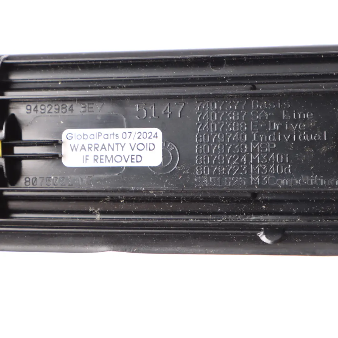 Door Entrance Front Left Right N/O/S Step Sill Strip Trim 8047745 to BMW i4 G26 with Part number 9492984 BMW i4 G26 Door Entrance Front Left Right N/O/S Step Sill Strip Trim 8047745 - SKU 9492984 - Part number 9492984