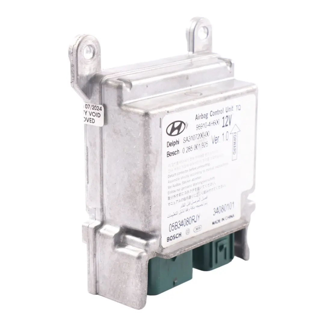 Module de sécurité SRS Unité de contrôle Module ECU 95910-4H600 pour Hyundai H-1 à propos du numéro de pièce 959104H600 Hyundai H-1 Module de sécurité SRS Unité de contrôle Module ECU 95910-4H600 - SKU 959104H600 - Numéro de pièce 959104H600