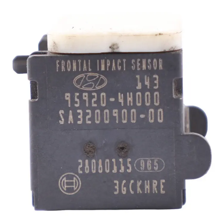 Capteur d'impact avant Détection de collision pour Hyundai H1 Genesis à propos du numéro de pièce 95920-4H000 Hyundai H1 Genesis Capteur d'impact avant Détection de collision - SKU 95920-4H000 - Numéro de pièce 95920-4H000