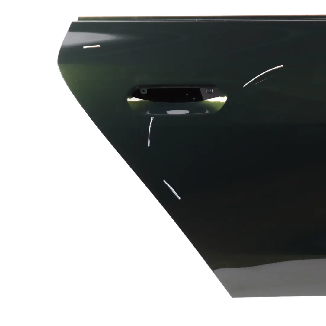 Door Rear Right O/S Door Shell San Remo Green Metallic - C4E to BMW G26 with Part number 9625100 BMW G26 Door Rear Right O/S Door Shell San Remo Green Metallic - C4E - SKU 9625100-SAG - Part number 9625100