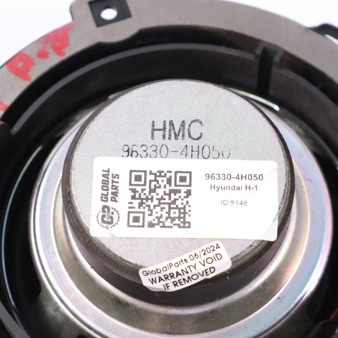 Türlautsprecher Vorne Rechts Audioeinheit für Hyundai H-1 mit Teilenummer 96330-4H050 Hyundai H-1 Türlautsprecher Vorne Rechts Audioeinheit - SKU 96330-4H050 - Teilenummer 96330-4H050