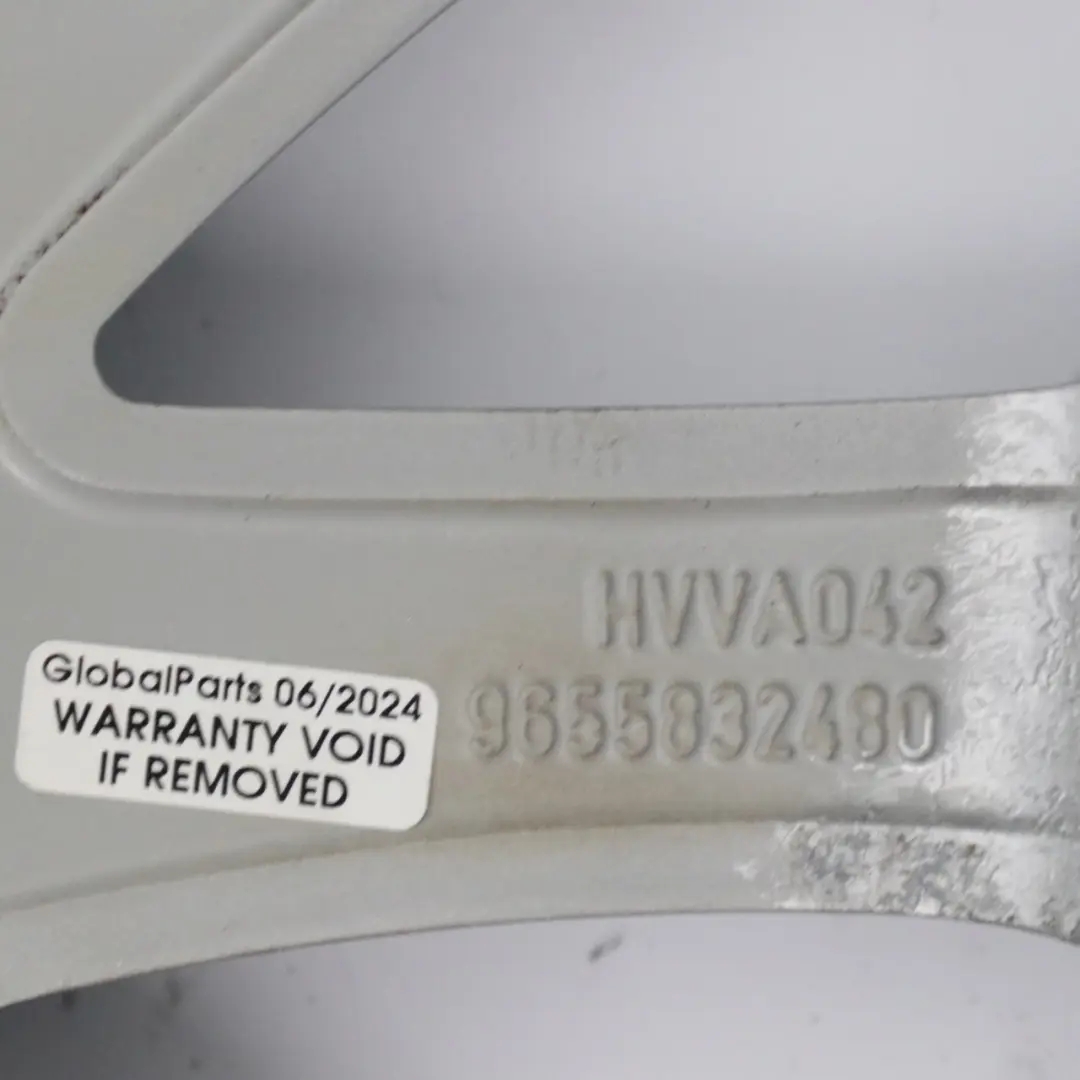  Llanta de aleación Citroen C4 Picasso Silver Light 17" 6,5J - SKU 9655832480-1 - Número de pieza 9655832480