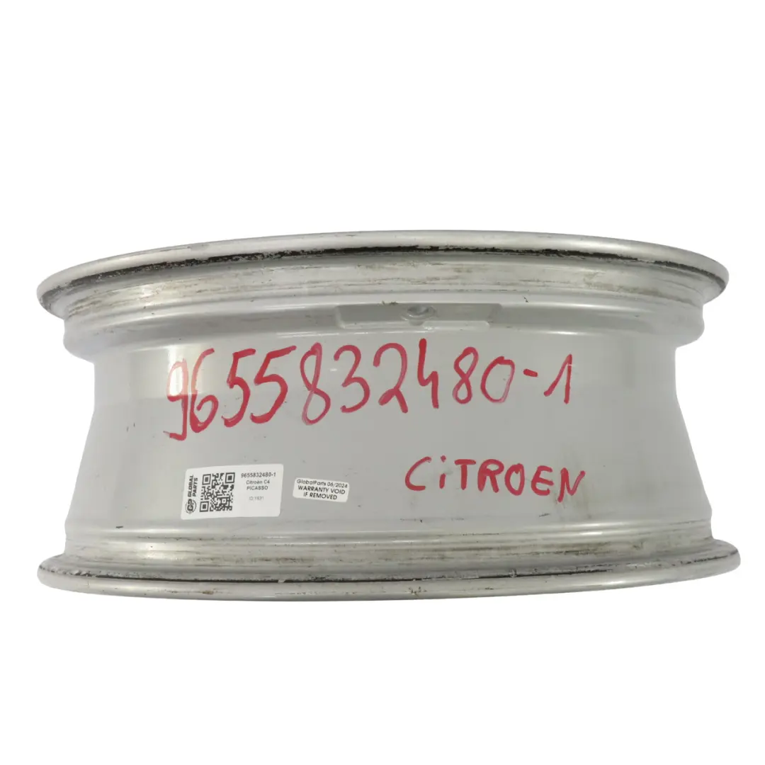  Citroen C4 Picasso Silver Light Jante Alliage 17" 6,5J - SKU 9655832480-1 - Numéro de pièce 9655832480