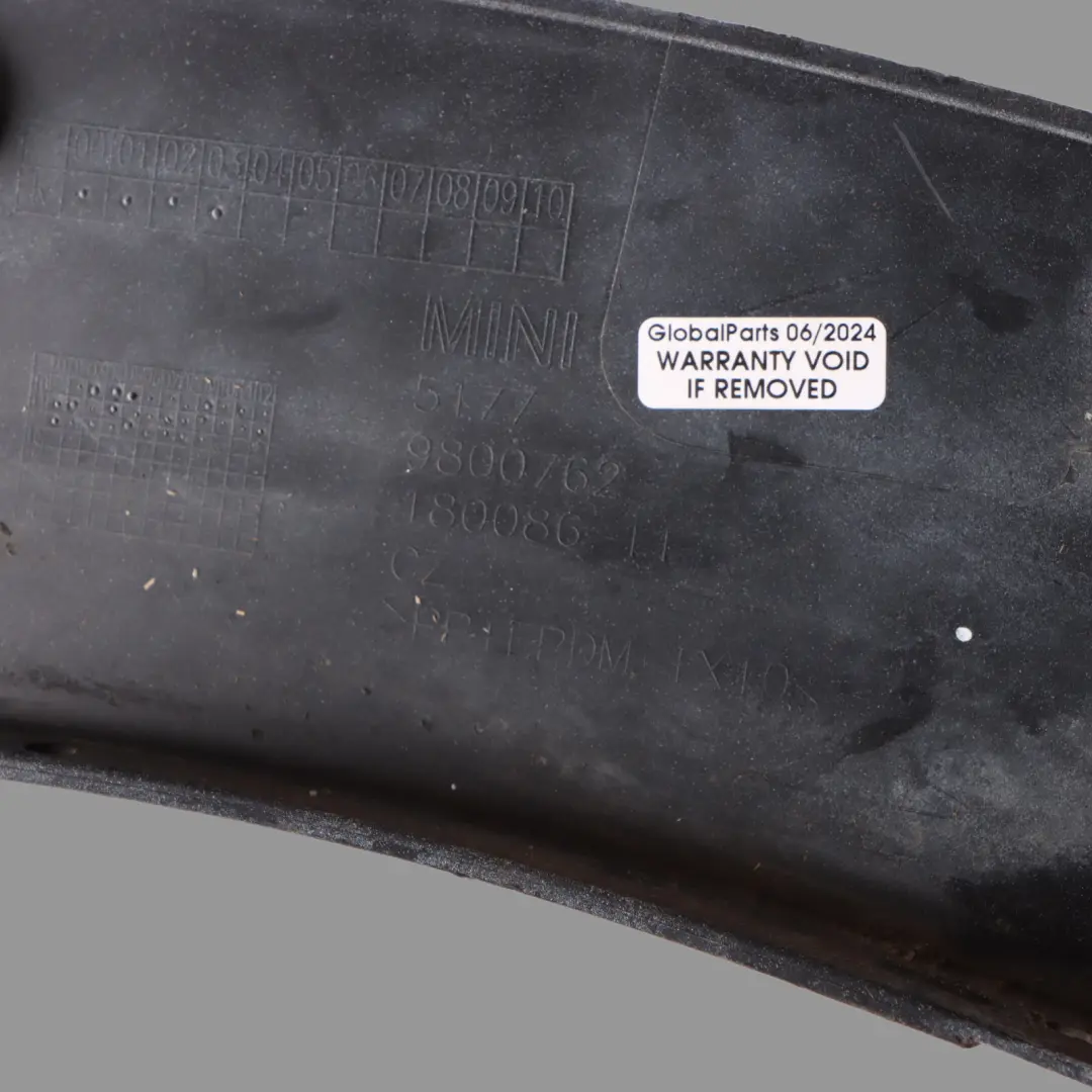 Mini R60 R61 Arco De Rueda Delantera Derecha Tapa De La Rueda Luz Blanca - B15 - SKU 9800762-LW - Número de pieza 9800762