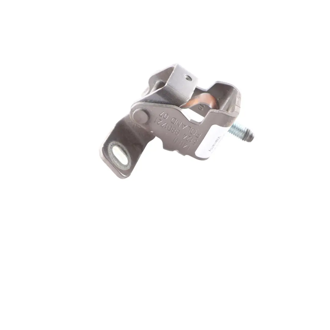 Left N/S Boot Trunk Lid Hinge Light Coffee B19 to Mini Countryman R60 Rear with Part number 9801721 Mini Countryman R60 Rear Left N/S Boot Trunk Lid Hinge Light Coffee B19 - SKU 9801721-LCF - Part number 9801721