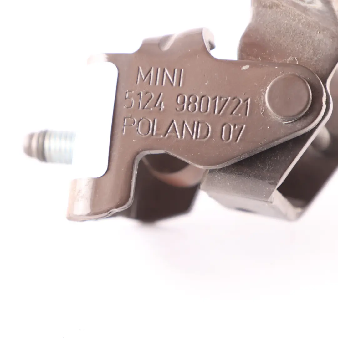 Left N/S Boot Trunk Lid Hinge Light Coffee B19 to Mini Countryman R60 Rear with Part number 9801721 Mini Countryman R60 Rear Left N/S Boot Trunk Lid Hinge Light Coffee B19 - SKU 9801721-LCF - Part number 9801721