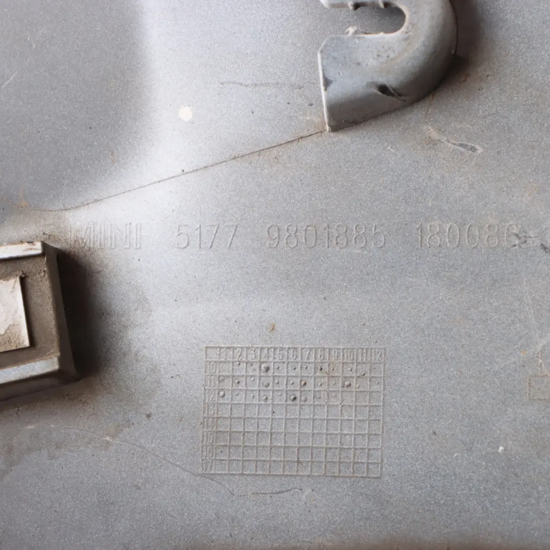 Left N/S Cover Wheel Arch Trim Pepper White - 850 to Mini Countryman R60 Rear with Part number 9801885 Mini Countryman R60 Rear Left N/S Cover Wheel Arch Trim Pepper White - 850 - SKU 9801885-PW - Part number 9801885