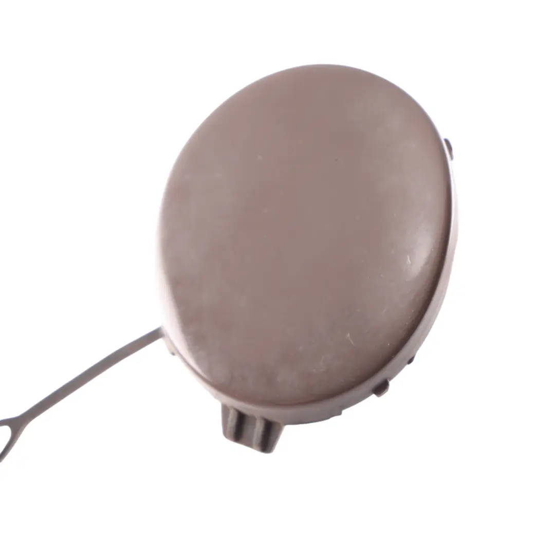 Flap Towing Eye Rear Bumper Light Coffee B19 to Mini Countryman R60 Cover with Part number 9805943 Mini Countryman R60 Cover Flap Towing Eye Rear Bumper Light Coffee B19 - SKU 9805943-LCF - Part number 9805943