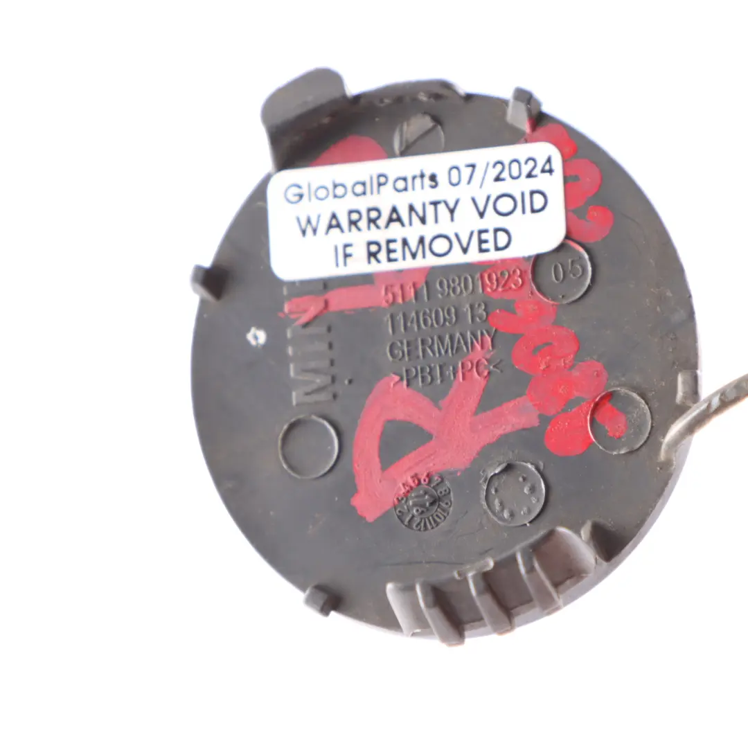  Pare chocs avant Mini R60 R61 emorquage rabat Bleu cosmique métallisé 9801923 - SKU 9806061-COB - Numéro de pièce 9806061