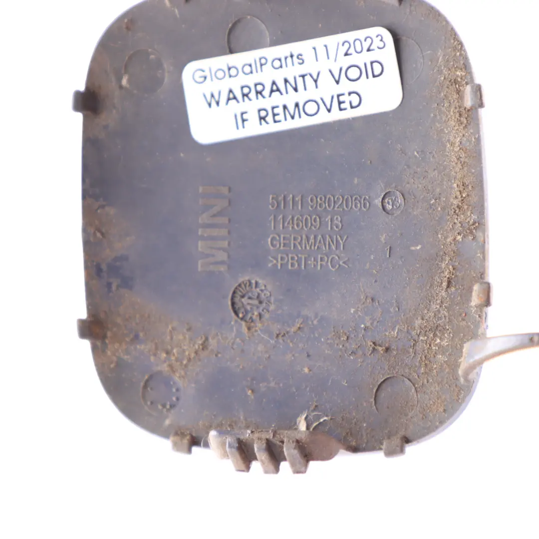 Flap Towing Eye Front Bumper Starlight Blue B62 9802066 to Mini R60 R61 Cover with Part number 9806062 Mini R60 R61 Cover Flap Towing Eye Front Bumper Starlight Blue B62 9802066 - SKU 9806062-STB - Part number 9806062