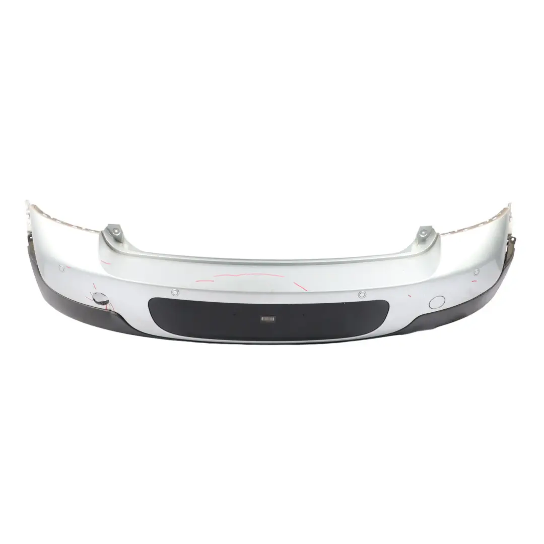 Bumper Trim Panel Cover PDC Crystal Silver Metallic B12 to Mini Countryman R60 Rear with Part number 9806645 Mini Countryman R60 Rear Bumper Trim Panel Cover PDC Crystal Silver Metallic B12 - SKU 9806645-CRS - Part number 9806645