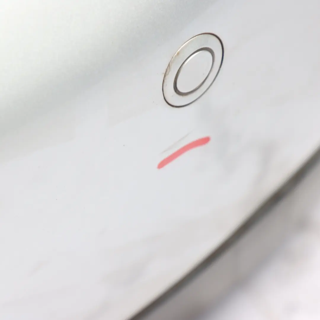 Bumper Trim Panel Cover PDC Crystal Silver Metallic B12 to Mini Countryman R60 Rear with Part number 9806645 Mini Countryman R60 Rear Bumper Trim Panel Cover PDC Crystal Silver Metallic B12 - SKU 9806645-CRS - Part number 9806645