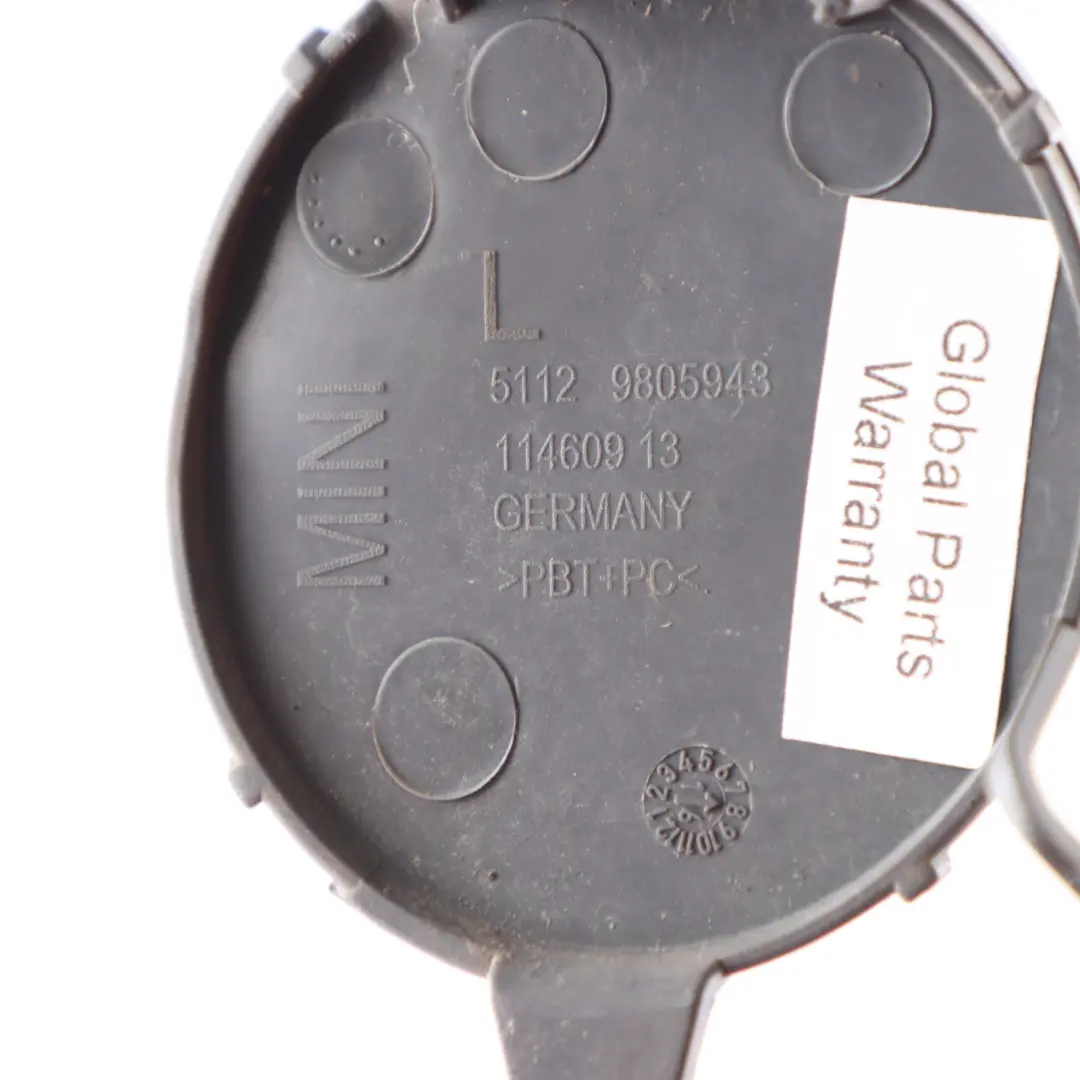 Mini Cooper S R60 Tapa Ojo de Remolque Trasera Izquierda Cosmic Blue B13 9805943 - SKU 9806651-COB - Número de pieza 9806651