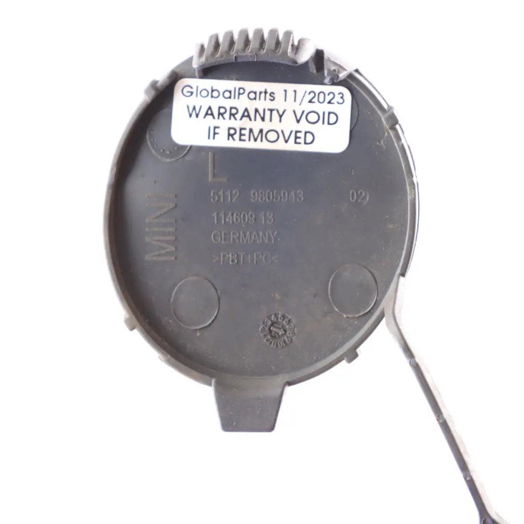 Mini Cooper S R60 Cover Flap Towing Eye Rear Left N/S Starlight Blue B62 - SKU 9806651-STB - Part number 9806651