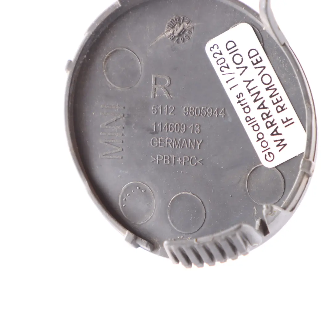 Tapa Ojo de Remolque Trasera Derecha Cosmic Azul B13 para Mini Cooper S R60 con número de pieza 9806652 Mini Cooper S R60 Tapa Ojo de Remolque Trasera Derecha Cosmic Azul B13 - SKU 9806652-COB - Número de pieza 9806652