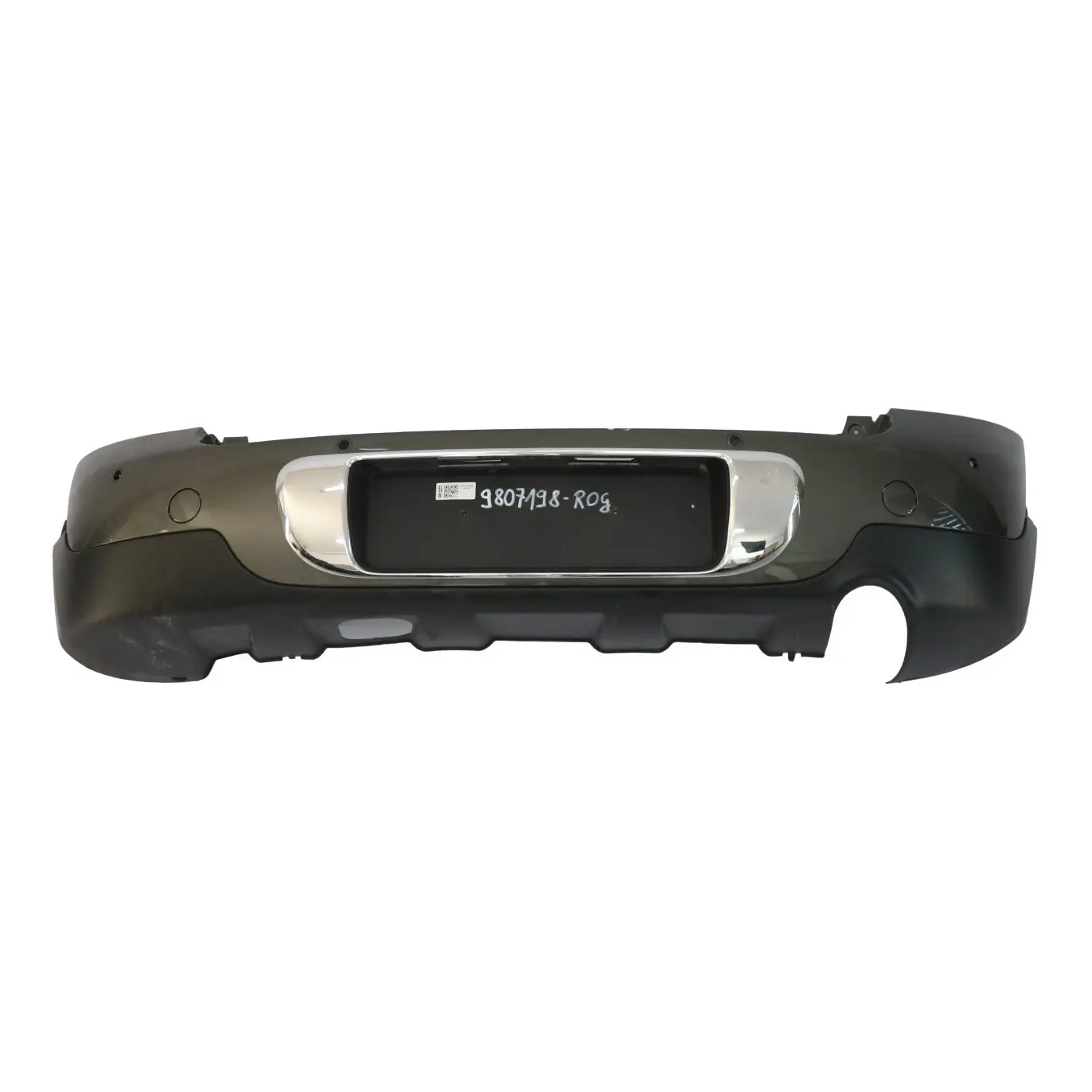 Mini R60 Parachoques trasero PDC Embellecedor Gris Real Metalizado - A48