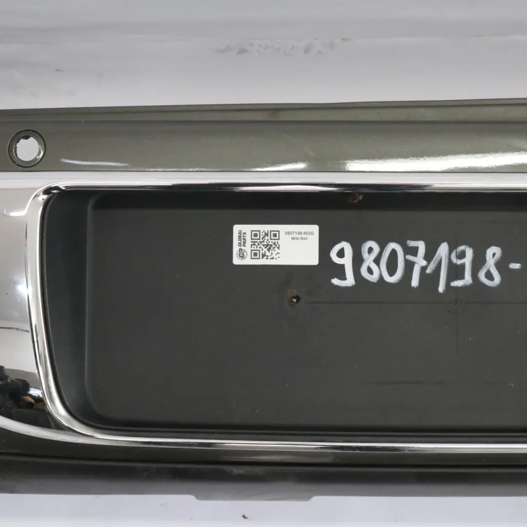 Paraurti Posteriore Pdc Trim Panel Royal Grey Metallic - A48 per Mini Countryman R60 con numero di parte 9807198 Mini Countryman R60 Paraurti Posteriore Pdc Trim Panel Royal Grey Metallic - A48 - SKU 9807198-ROG - Numero di parte 9807198