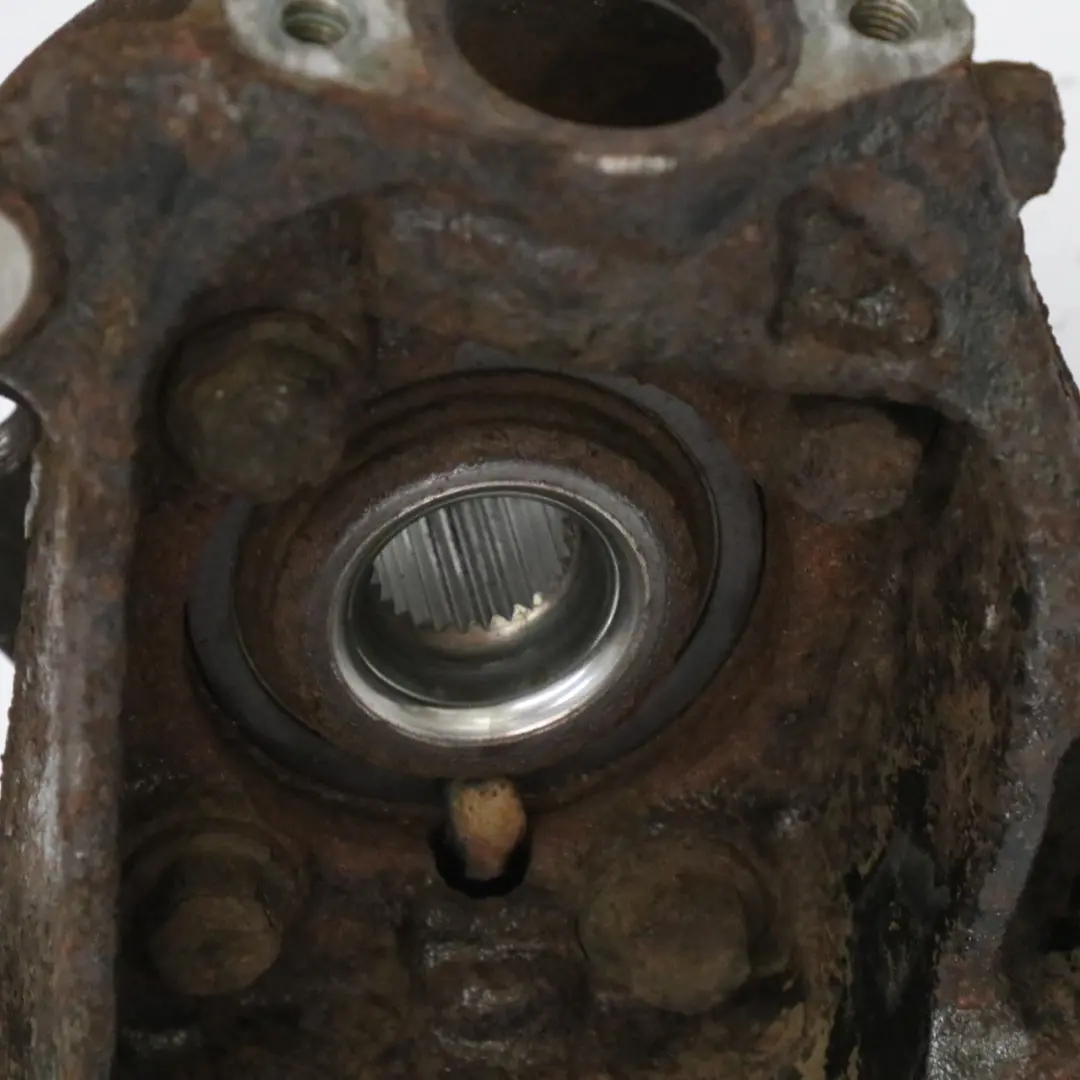 Carrier Mini R60 R61 Left N/S Suspension Brake Wheel Holder Front Axle to Wheel with Part number 9808399 Wheel Carrier Mini R60 R61 Left N/S Suspension Brake Wheel Holder Front Axle - SKU 9808399-2 - Part number 9808399