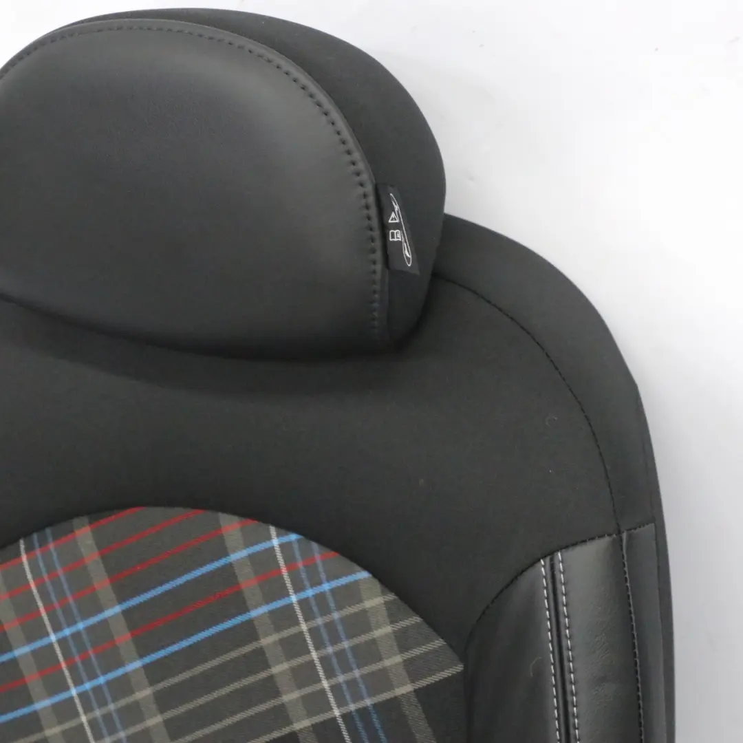 Mini R61 Sport Seat Tela Cuero Hot Cross Carbono Negro Asiento Trasero Izquierdo - SKU 9810191-1 - Número de pieza 9810191