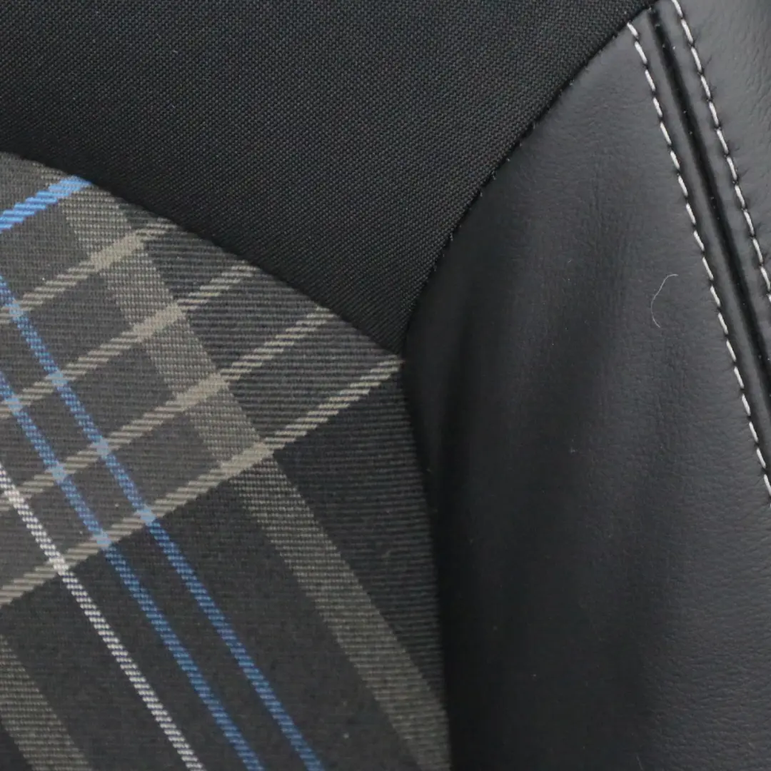 Fabric Leather Hot Cross Carbon Black Rear Left N/S Seat to Mini R61 Sport Seat with Part number 9810191 Mini R61 Sport Seat Fabric Leather Hot Cross Carbon Black Rear Left N/S Seat - SKU 9810191-1 - Part number 9810191