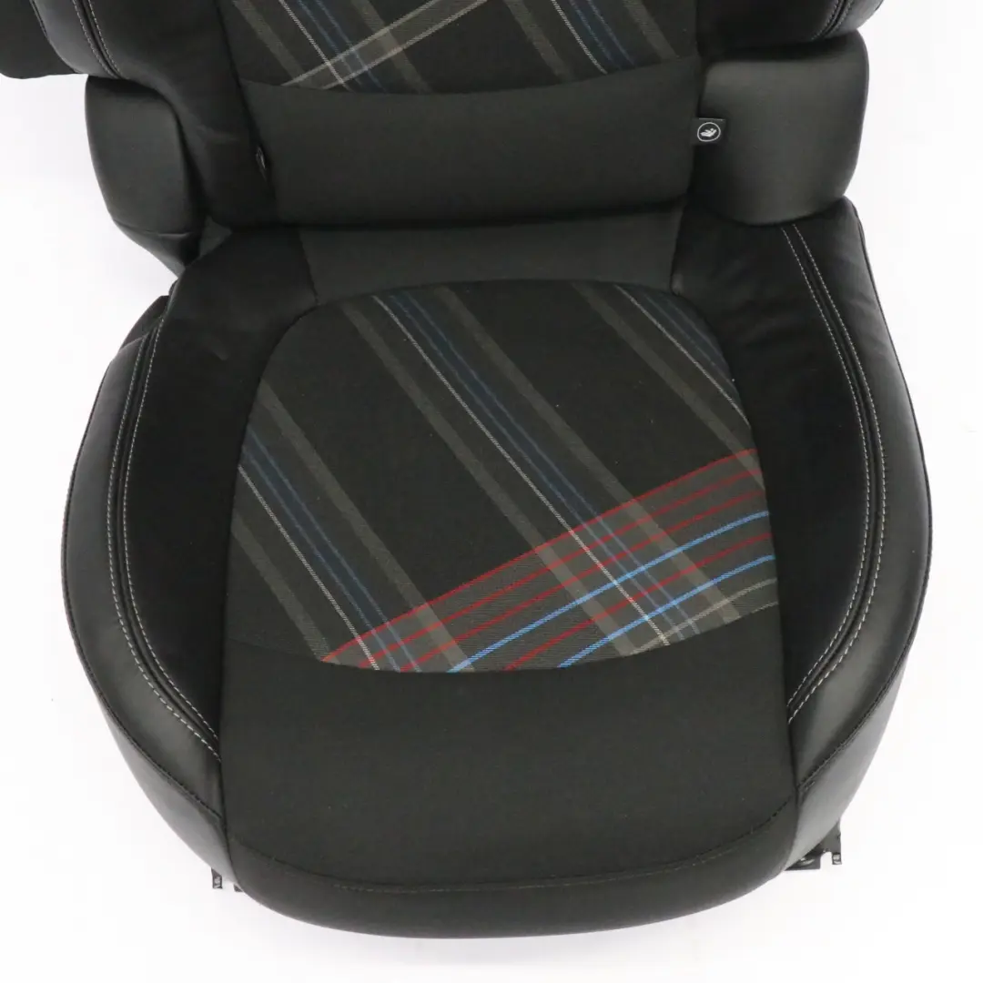 Mini R61 Sport Seat Fabric Leather Hot Cross Carbon Black Rear Left N/S Seat - SKU 9810191-1 - Part number 9810191