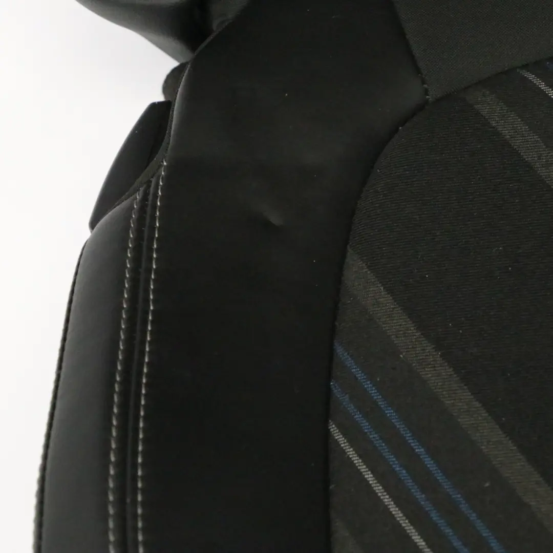 Mini R61 Sport Seat Fabric Leather Hot Cross Carbon Black Rear Left N/S Seat - SKU 9810191-1 - Part number 9810191