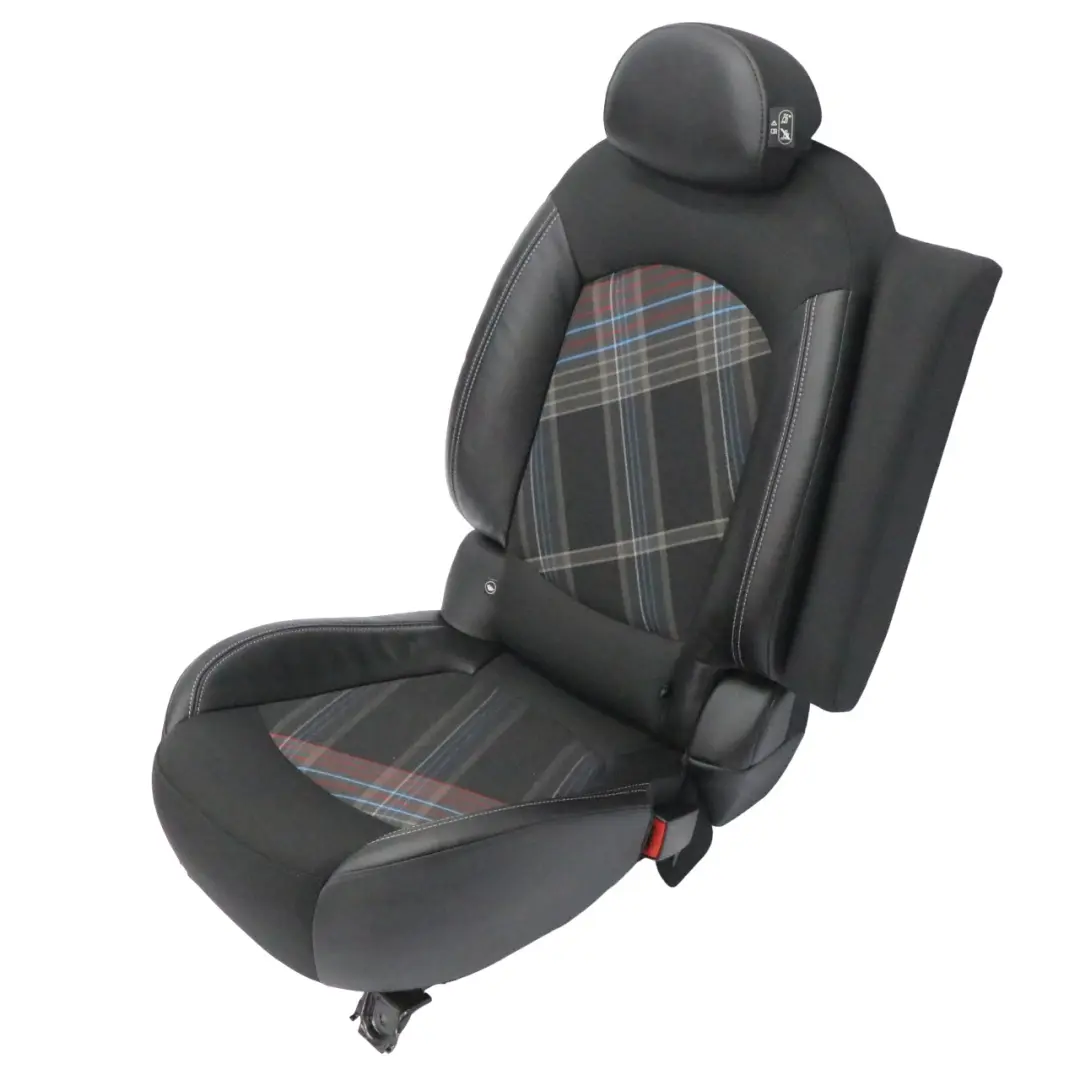 Mini R61 Sport Seat Tela Cuero Hot Cross Carbono Negro Asiento Trasero Derecho - SKU 9810192-1 - Número de pieza 9810192