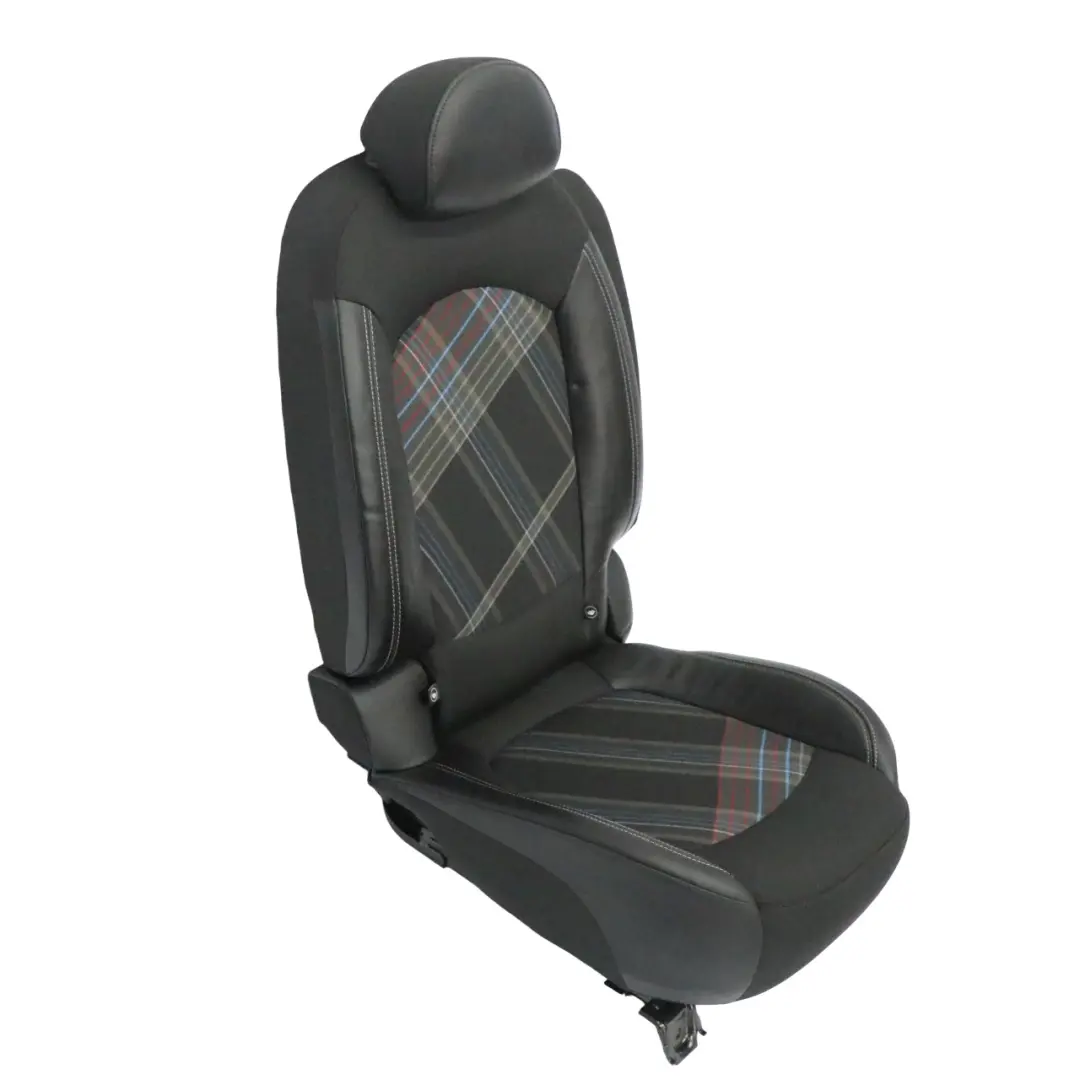 Mini R61 Sport Seat Tela Cuero Hot Cross Carbono Negro Asiento Trasero Derecho - SKU 9810192-1 - Número de pieza 9810192