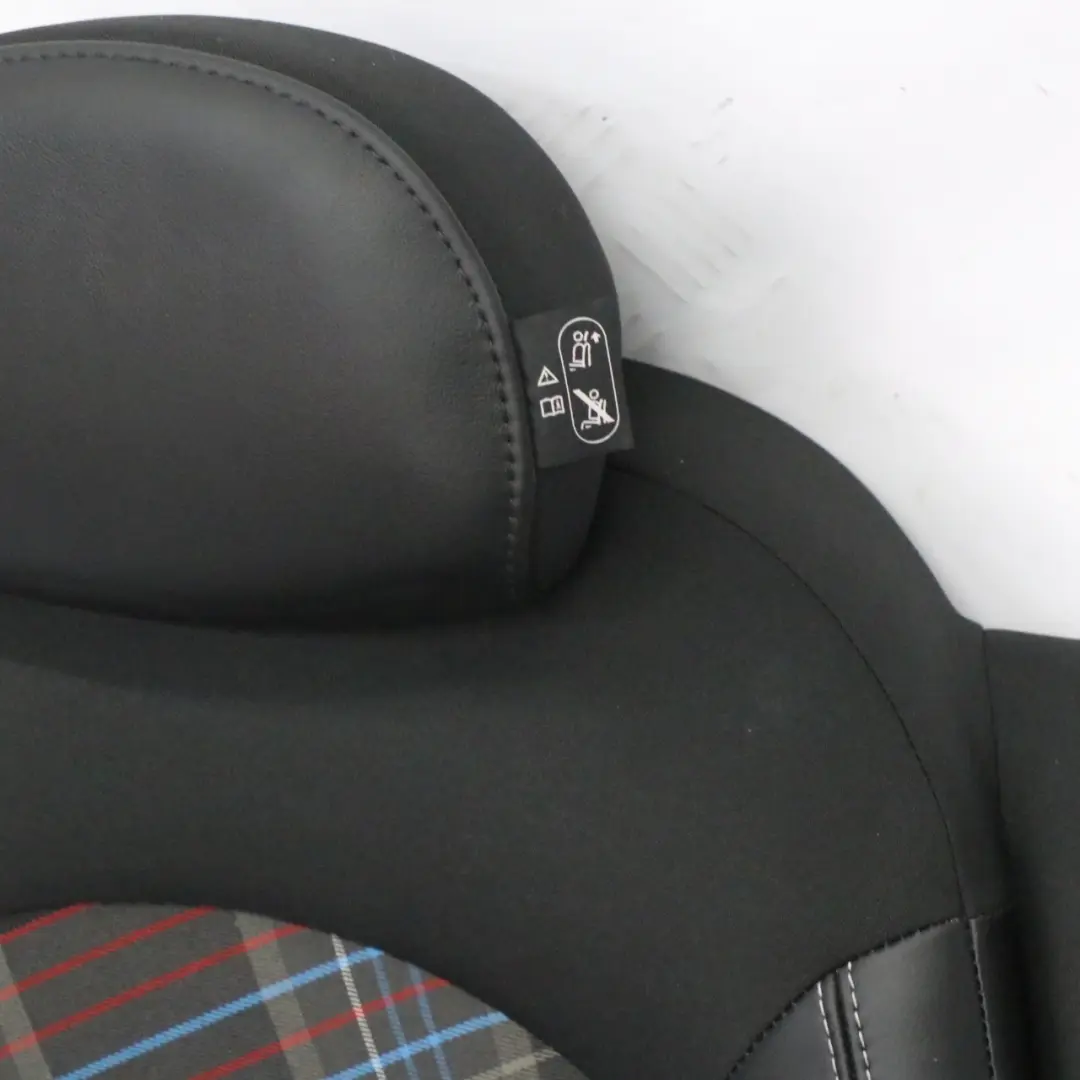 Fabric Leather Hot Cross Carbon Black Rear Right O/S Seat to Mini R61 Sport Seat with Part number 9810192 Mini R61 Sport Seat Fabric Leather Hot Cross Carbon Black Rear Right O/S Seat - SKU 9810192-1 - Part number 9810192
