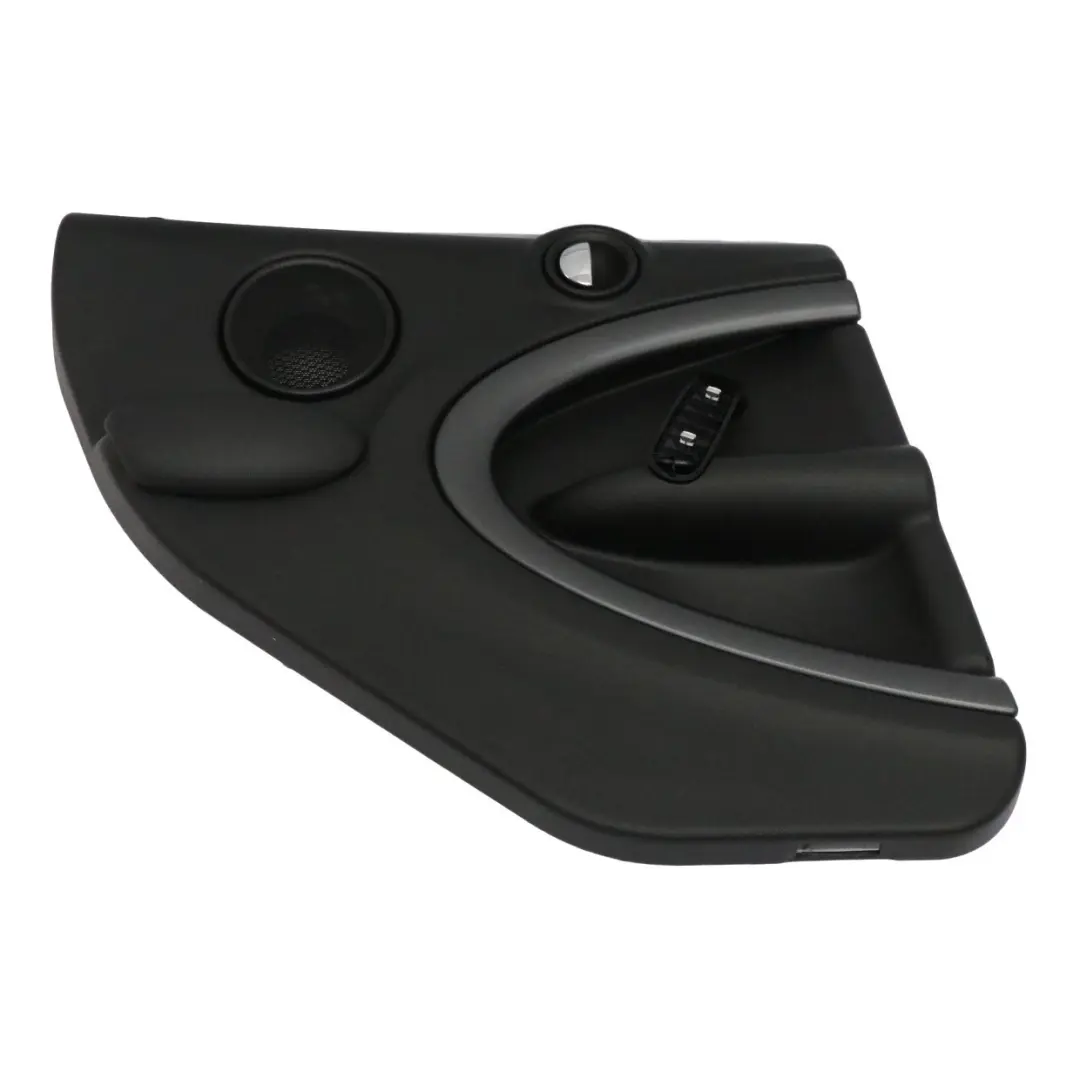 Mini R60 Arrière gauche Couvercle panneau garniture carte porte Noir carbone - SKU 9812125 - Numéro de pièce 9812125
