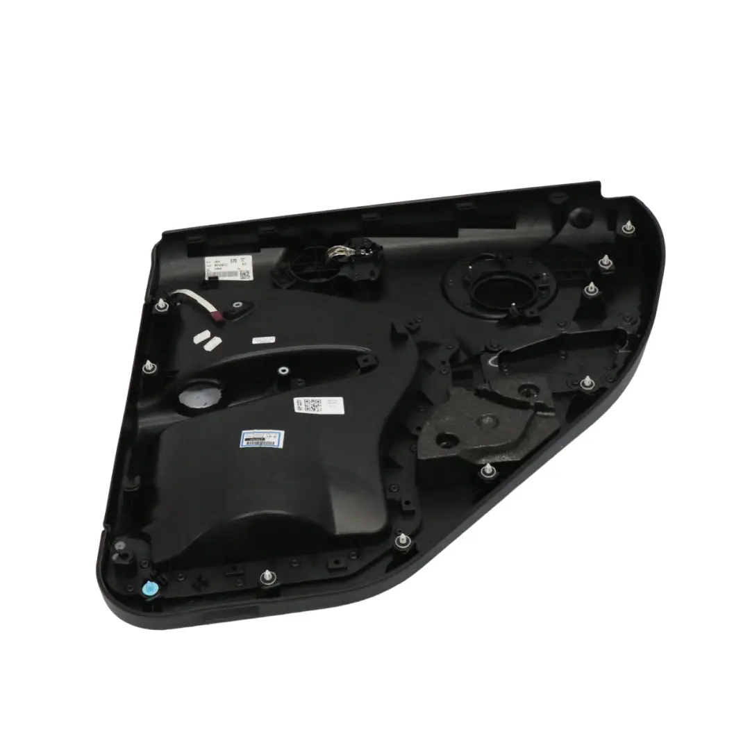 Mini R60 Trasera Izquierda Tarjeta Puerta Recubrimiento Panel Negro Carbono - SKU 9812125 - Número de pieza 9812125