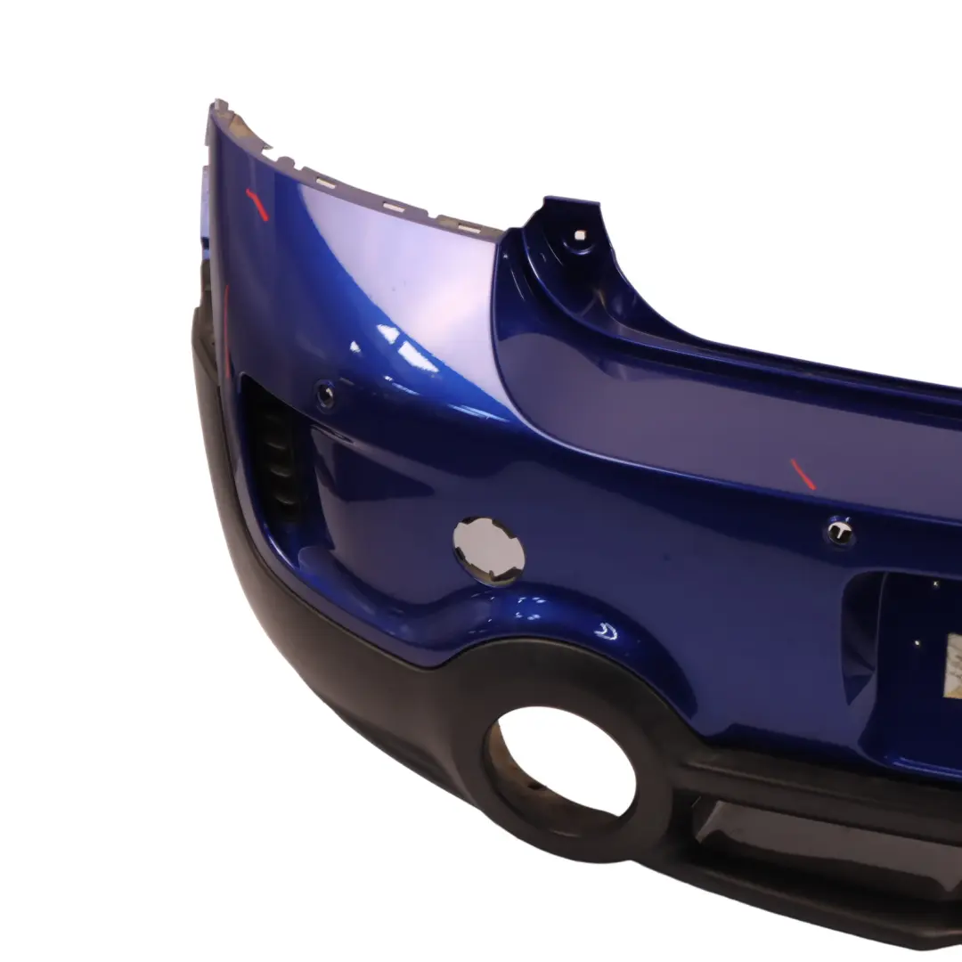 Bumper Cooper S Aerokit PDC Starlight Blue Metallic B62 to Mini Countryman R60 Rear with Part number 9806647 Mini Countryman R60 Rear Bumper Cooper S Aerokit PDC Starlight Blue Metallic B62 - SKU 9806647-STB - Part number 9806647