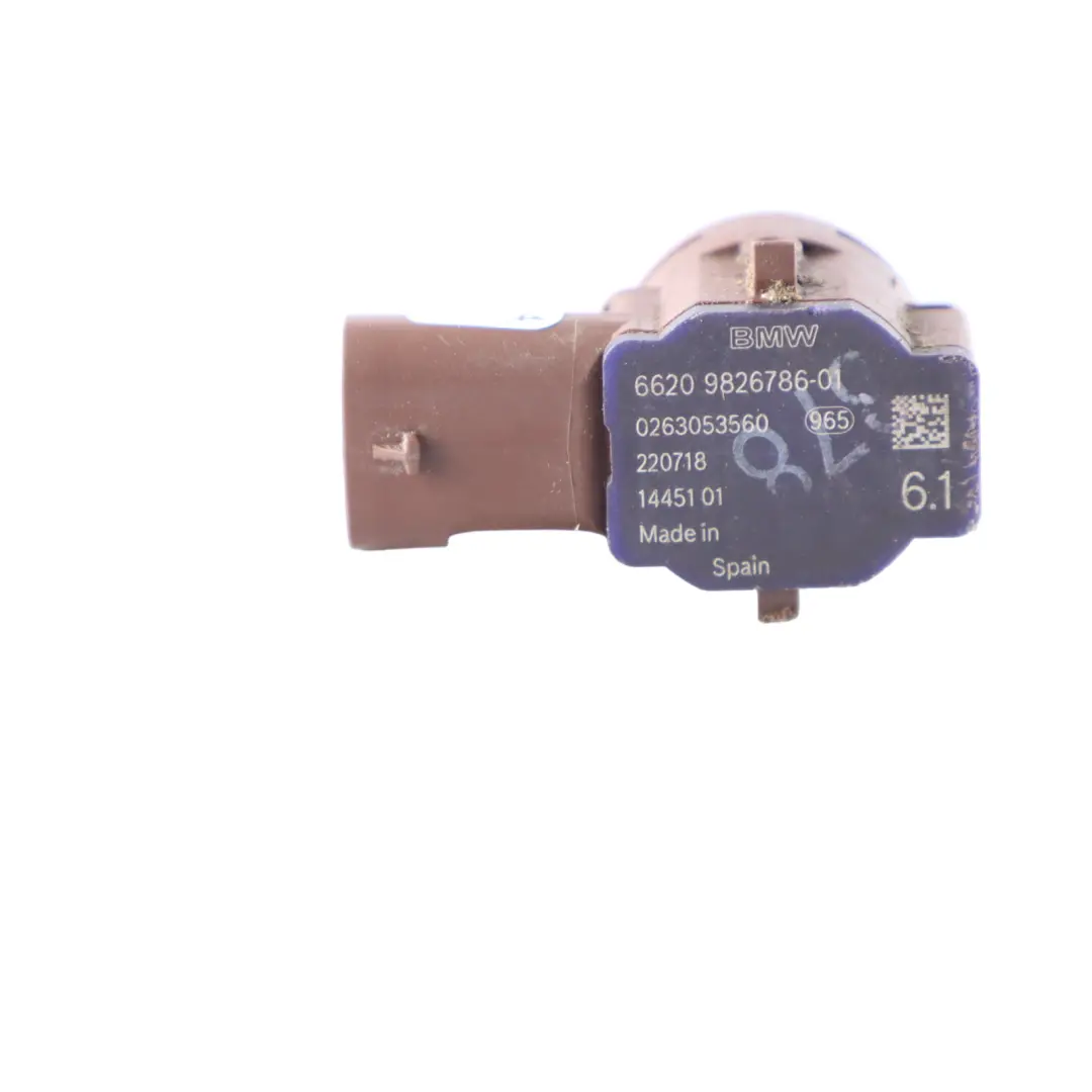 PDC Sensor BMW G30 F40 F91 Front Rear Parking Distance Ultrasonic Black to with Part number 9826786 PDC Sensor BMW G30 F40 F91 Front Rear Parking Distance Ultrasonic Black - SKU 9826786-BLK - Part number 9826786