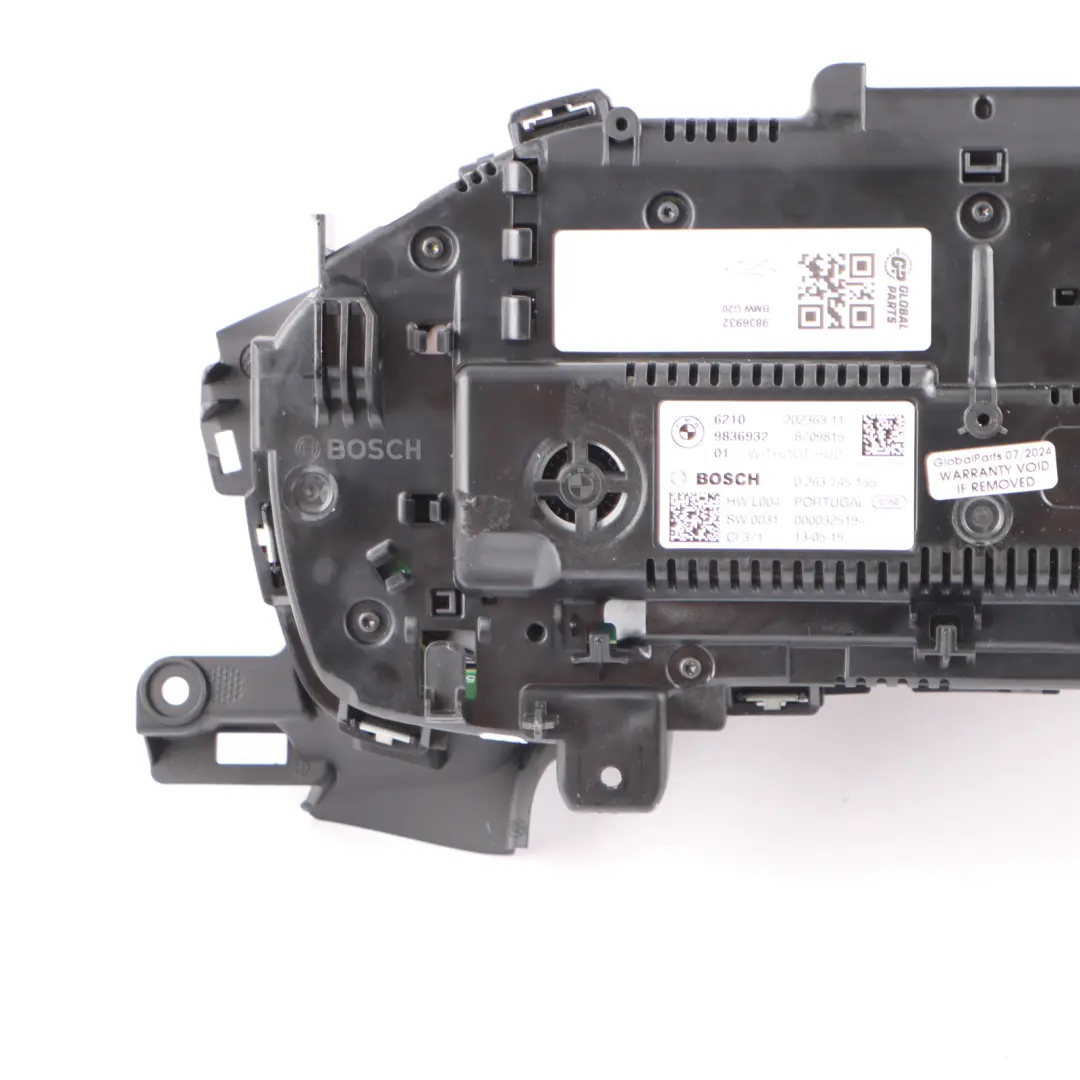 Instrument Cluster Speedo Meter Gauges Automatic to BMW G20 Diesel with Part number 9836932 BMW G20 Diesel Instrument Cluster Speedo Meter Gauges Automatic - SKU rhd-9836932 - Part number 9836932