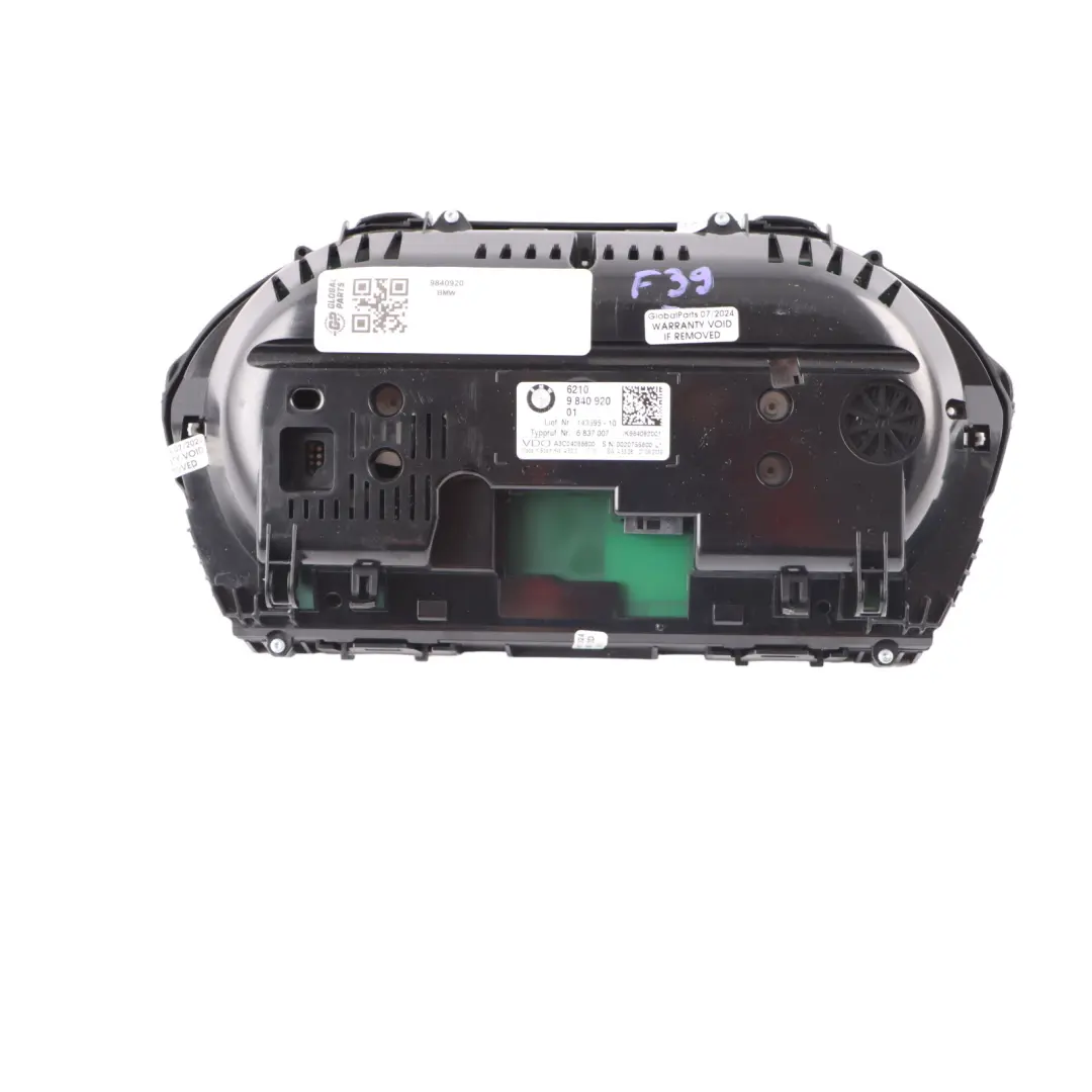 Instrument Cluster Speedo Clocks Meter Automatic to BMW X2 F39 Diesel with Part number 9840920 BMW X2 F39 Diesel Instrument Cluster Speedo Clocks Meter Automatic - SKU rhd-9840920 - Part number 9840920