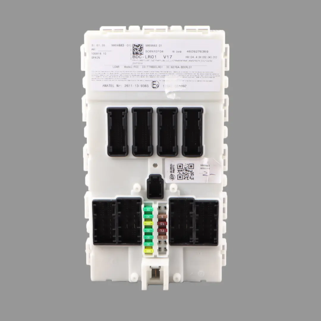 Body Control Module Domain Controller Unit BDC to BMW F15 F16 F45 F46 with Part number 9869883 BMW F15 F16 F45 F46 Body Control Module Domain Controller Unit BDC - SKU 9869883 - Part number 9869883