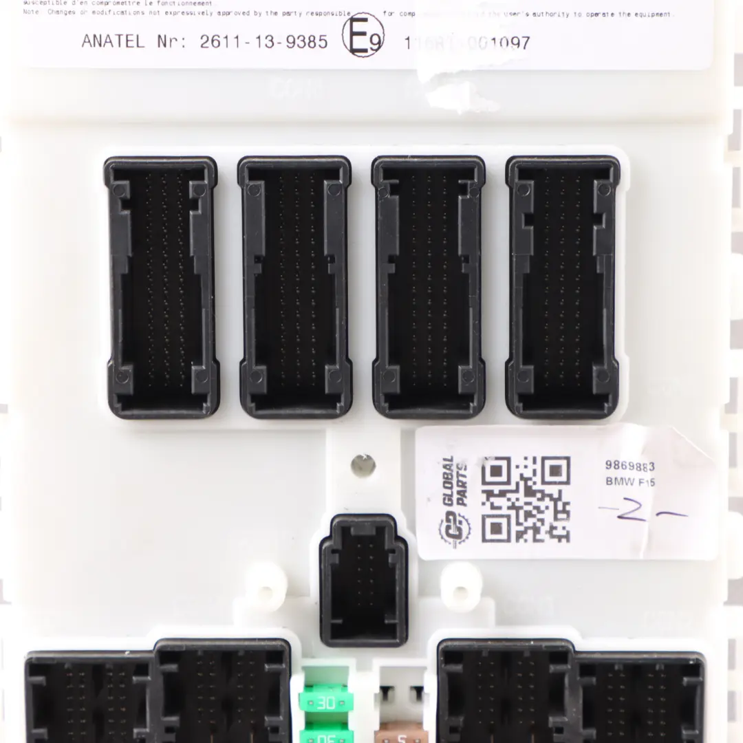 Body Control Module Domain Controller Unit BDC to BMW F15 F16 F45 F46 with Part number 9869883 BMW F15 F16 F45 F46 Body Control Module Domain Controller Unit BDC - SKU 9869883 - Part number 9869883